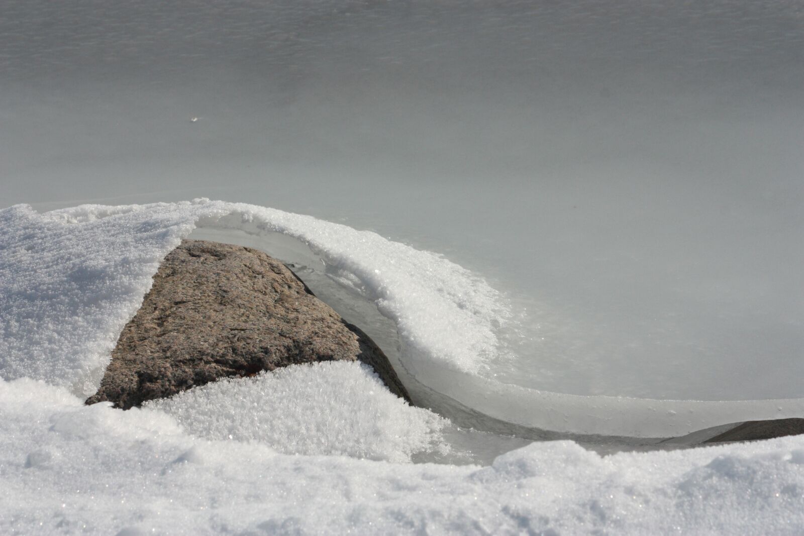 Canon EOS 450D (EOS Rebel XSi / EOS Kiss X2) sample photo. Rock, snow, ice photography