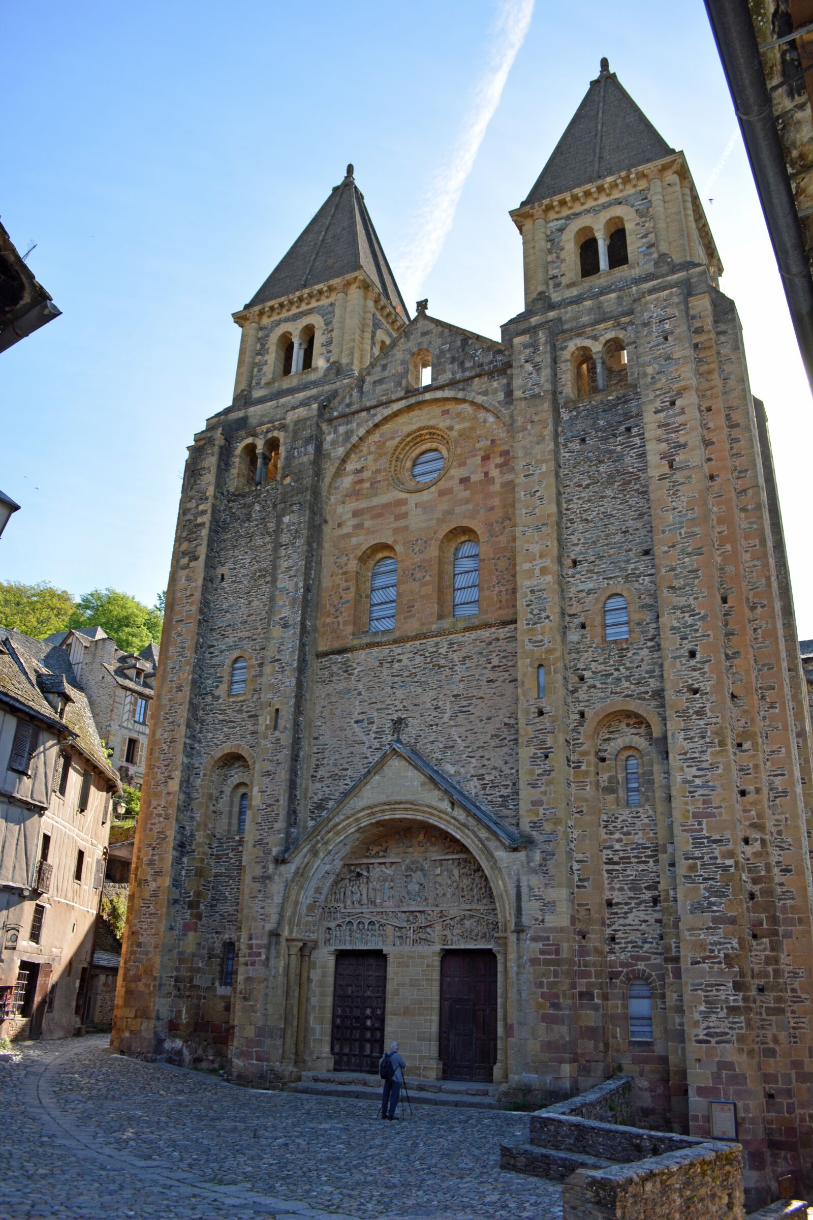 Nikon D5200 sample photo. Conques, aveyron, abbey photography