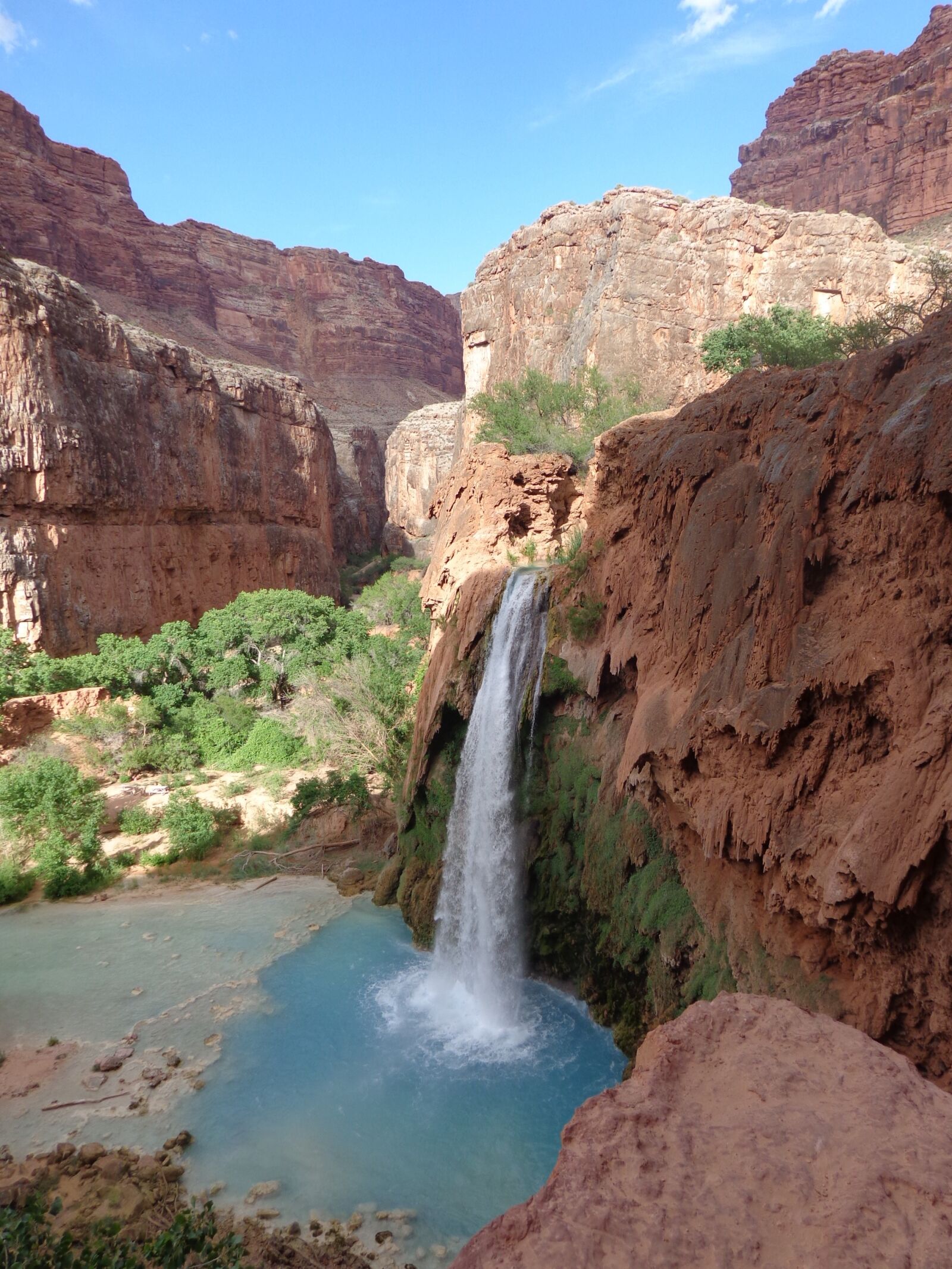 Sony Cyber-shot DSC-H90 sample photo. Waterfall, grand canyon, landscape photography