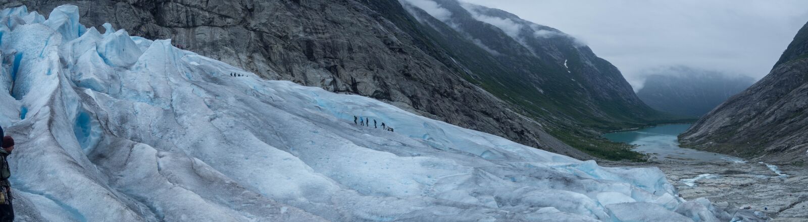 Olympus OM-D E-M10 sample photo. Norway, glacier, ice photography