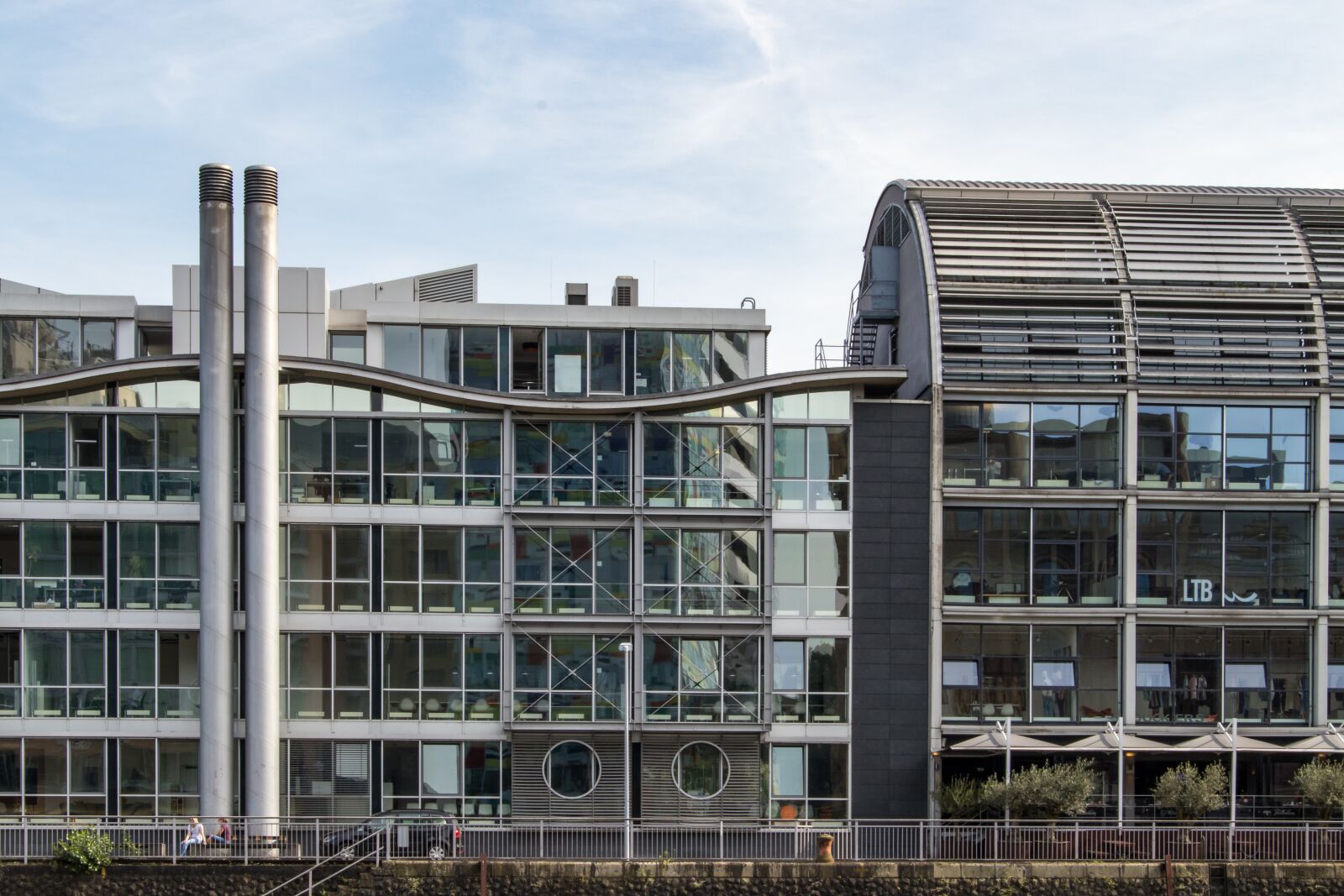 Canon EOS 80D sample photo. Düsseldorf, port, architecture photography