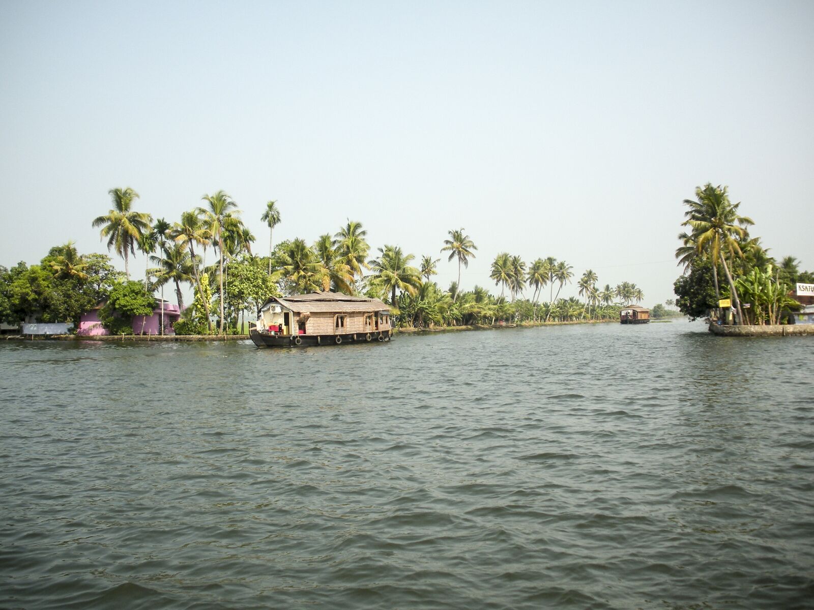Nikon Coolpix S560 sample photo. Rice boat, backwaters, kerala photography