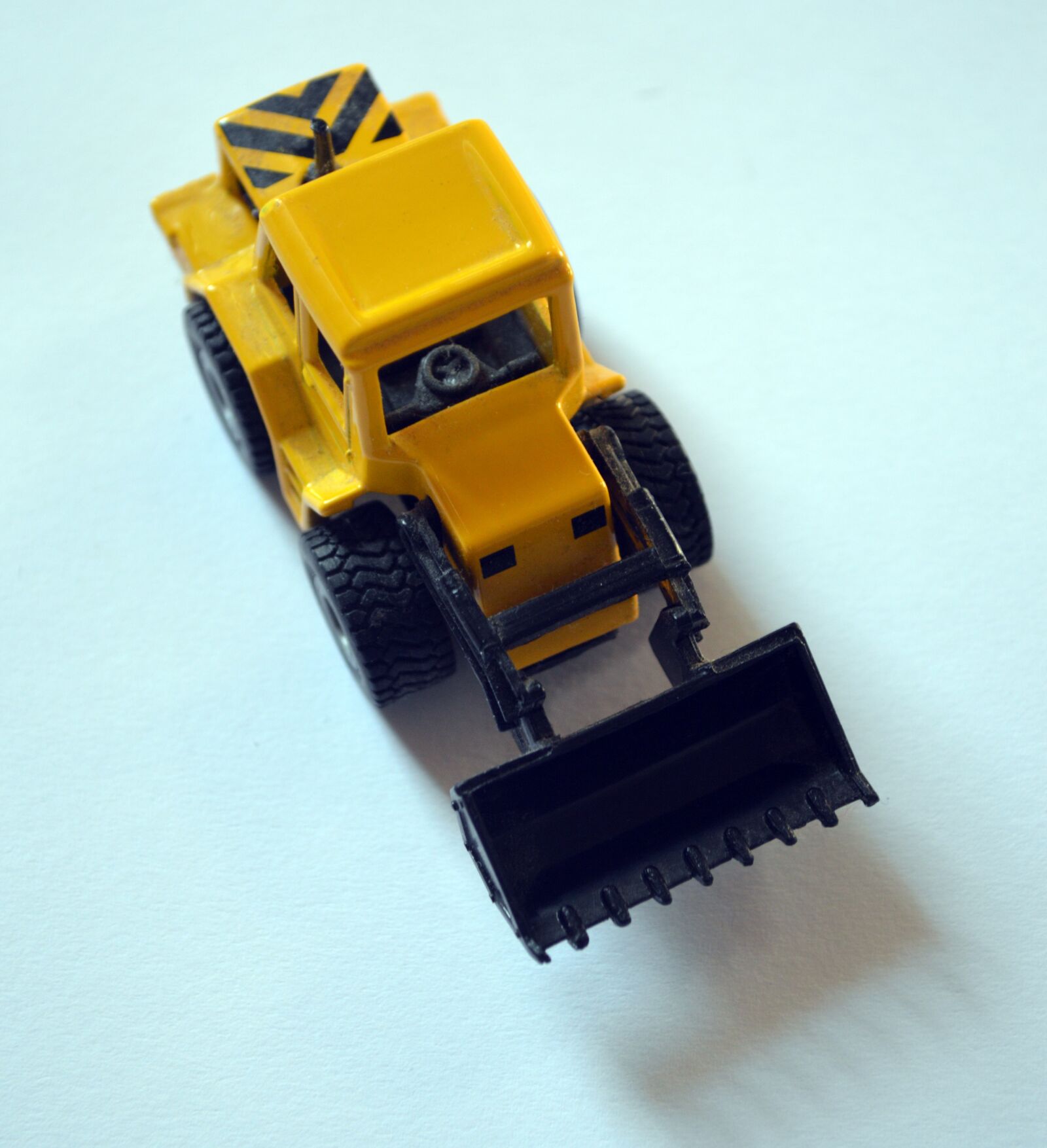 Nikon D3200 sample photo. Backhoe, backhoe loader, toy photography