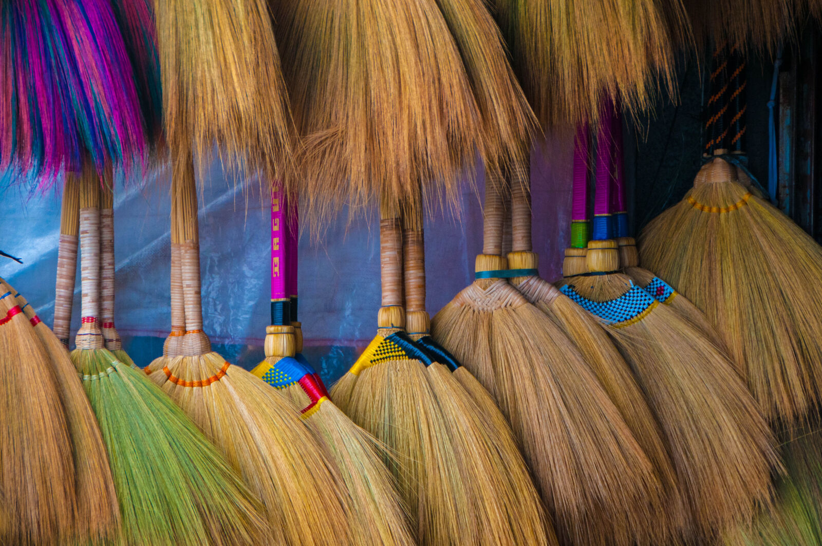 Nikon D300 sample photo. Broom, brooms, cleaning, cleaning photography