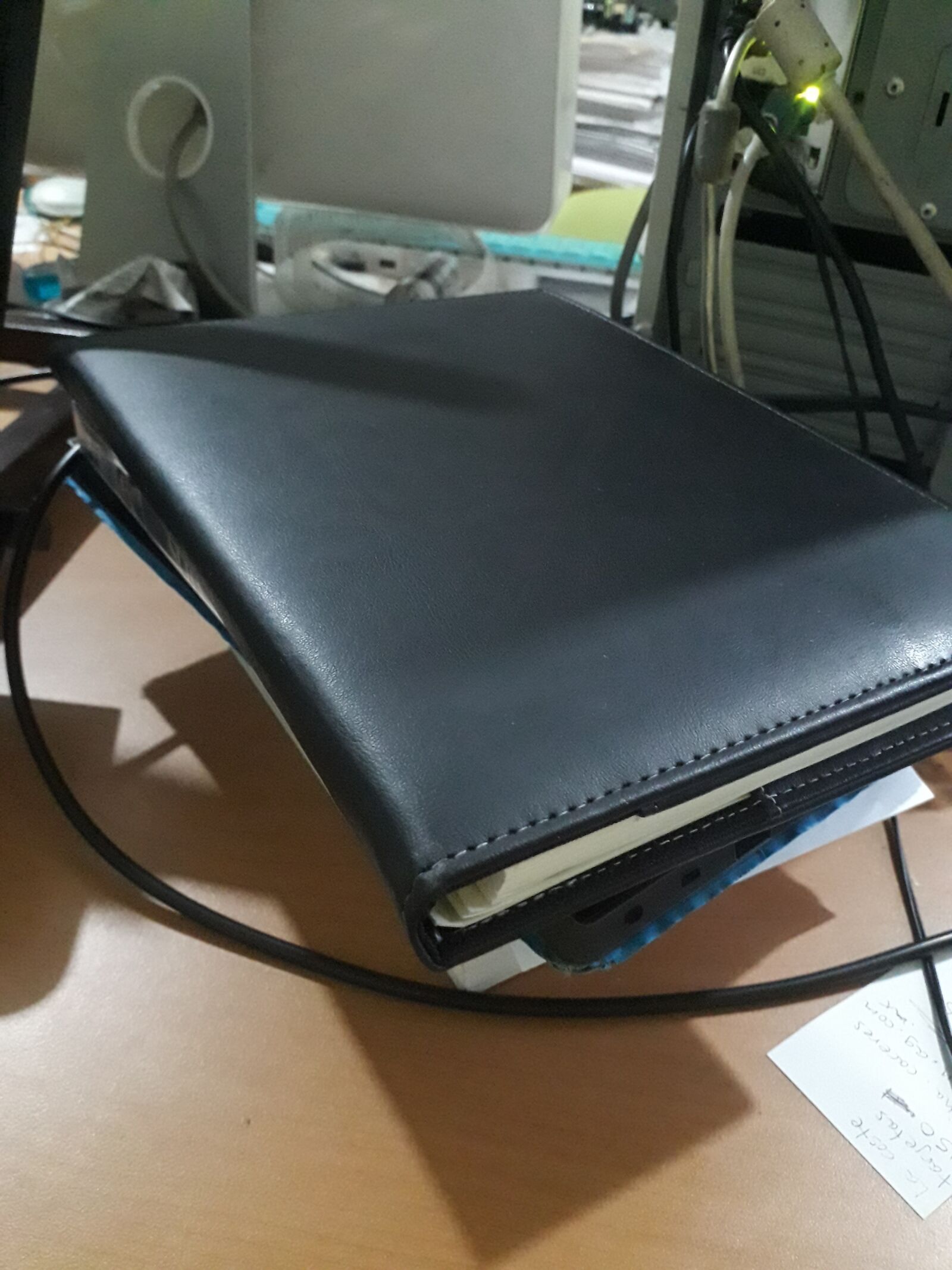 Samsung Galaxy J4 sample photo. Schedule, book, notebook photography