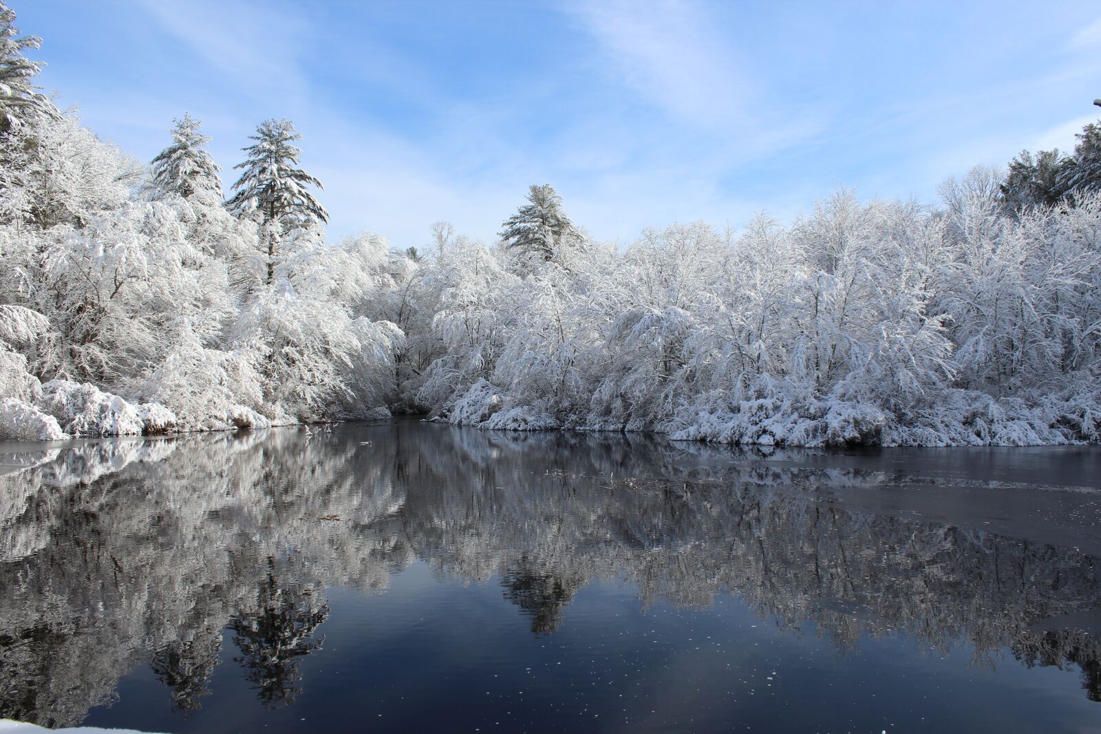 Canon EOS 600D (Rebel EOS T3i / EOS Kiss X5) sample photo. Snow, winter, water photography