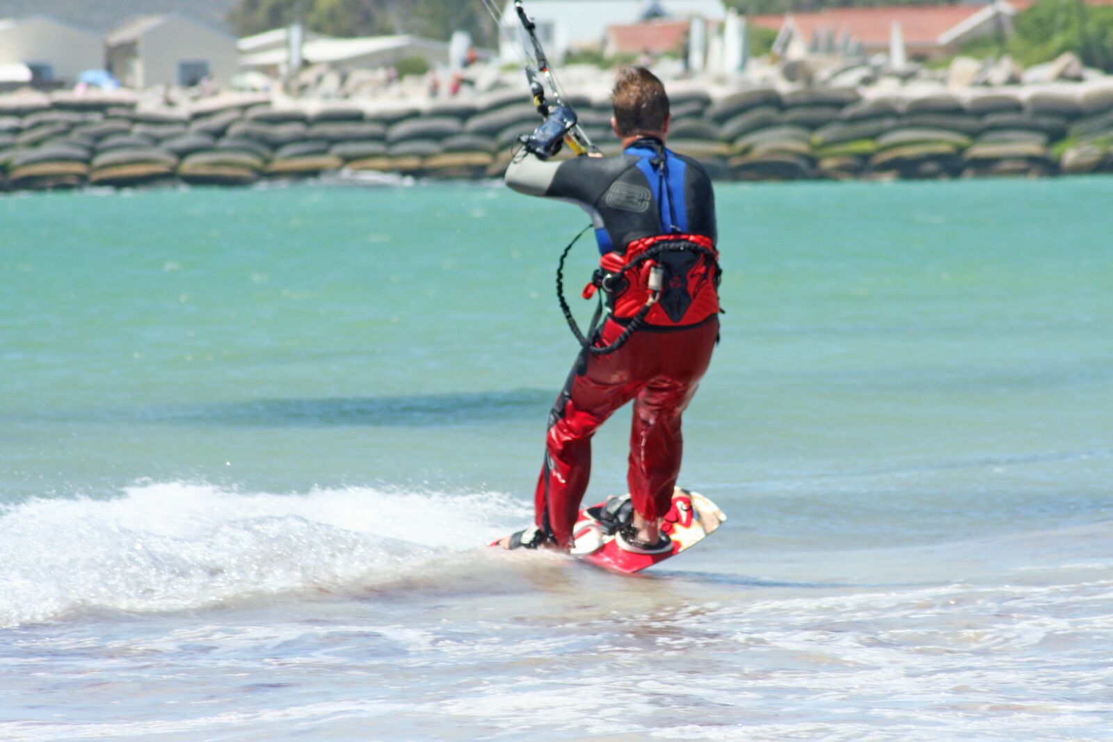 Canon EOS 350D (EOS Digital Rebel XT / EOS Kiss Digital N) sample photo. Sea, surf, kite photography