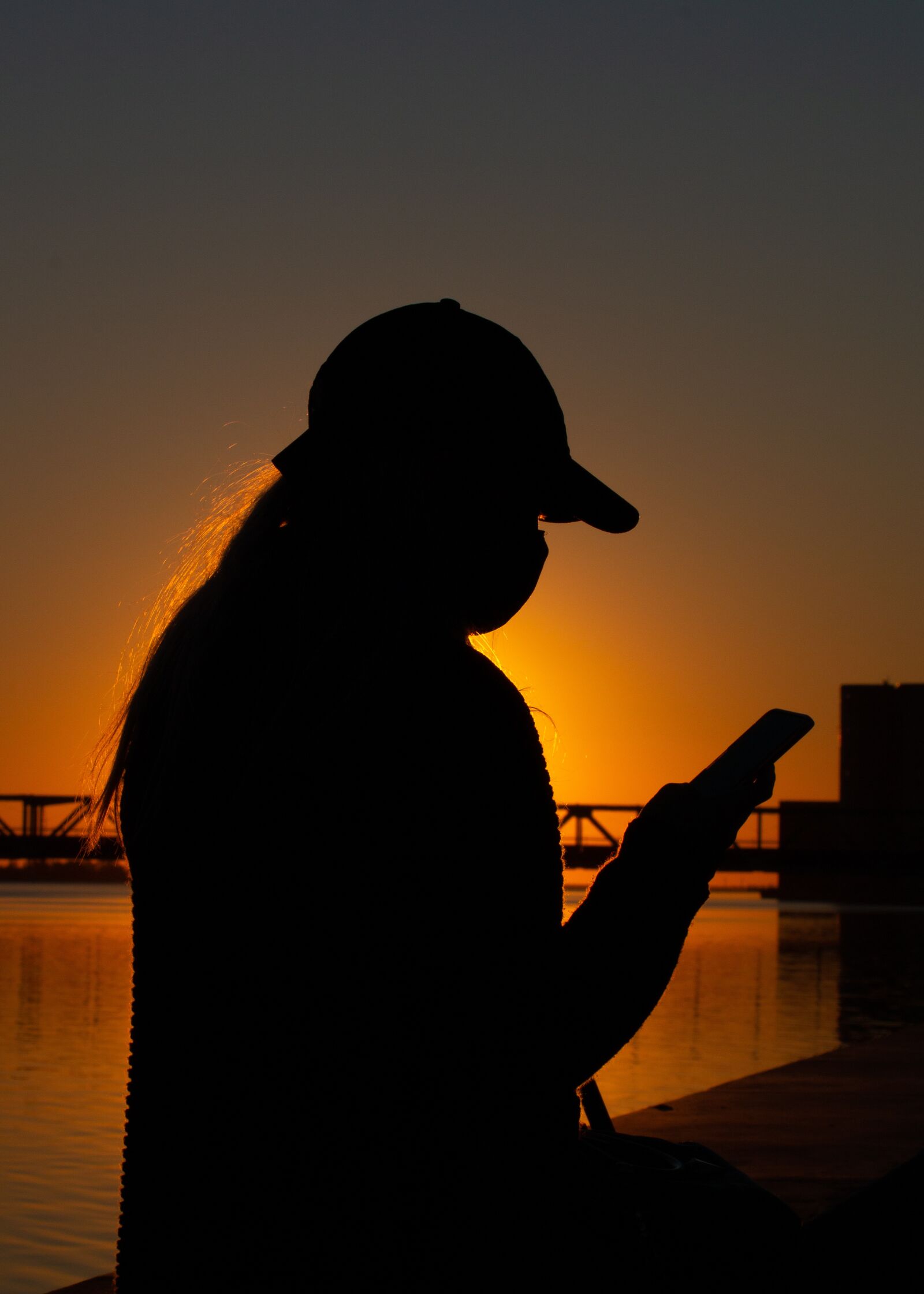 Canon EOS 70D sample photo. Silhouette, woman, person photography