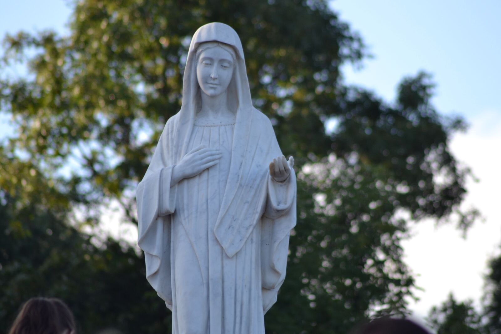 Nikon D3100 sample photo. Statue, virgin, mary photography