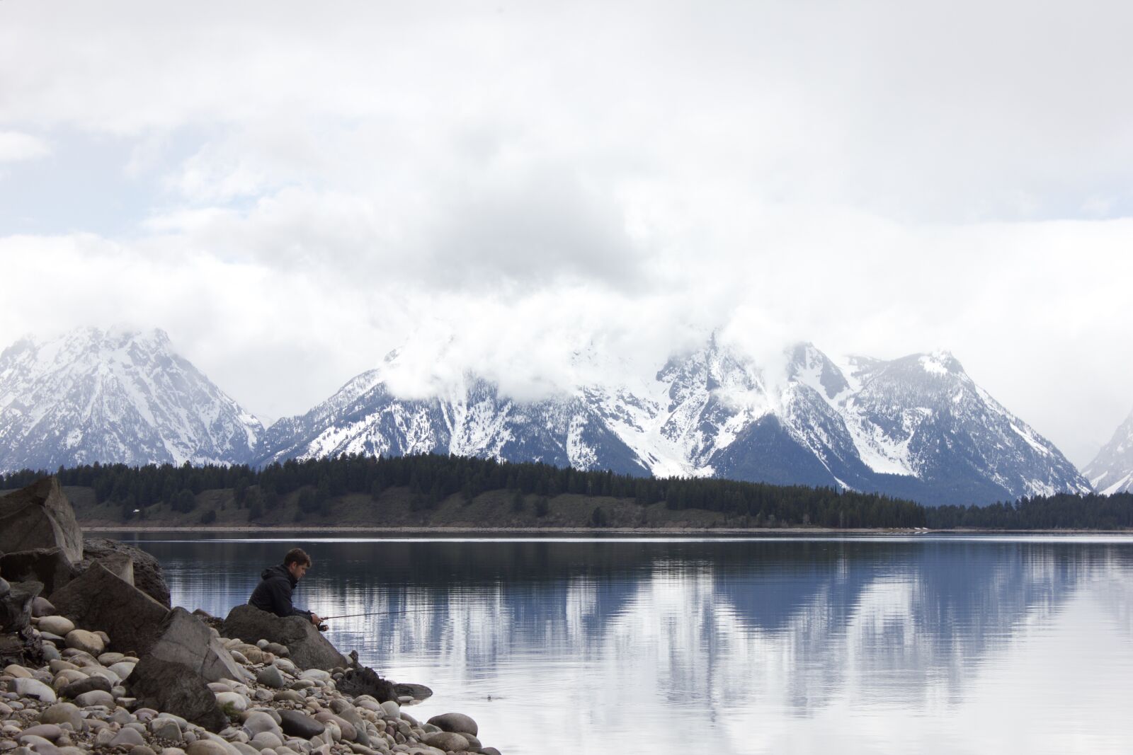 Canon EOS 550D (EOS Rebel T2i / EOS Kiss X4) sample photo. Grand tetons, wyoming, lake photography