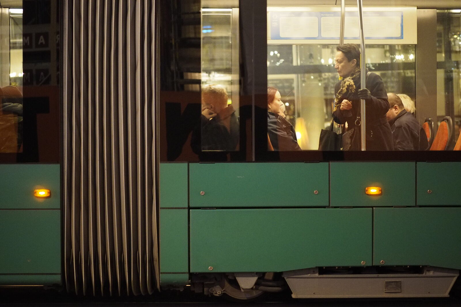 Panasonic Leica DG Nocticron 42.5mm F1.2 ASPH OIS sample photo. Passing by tram photography