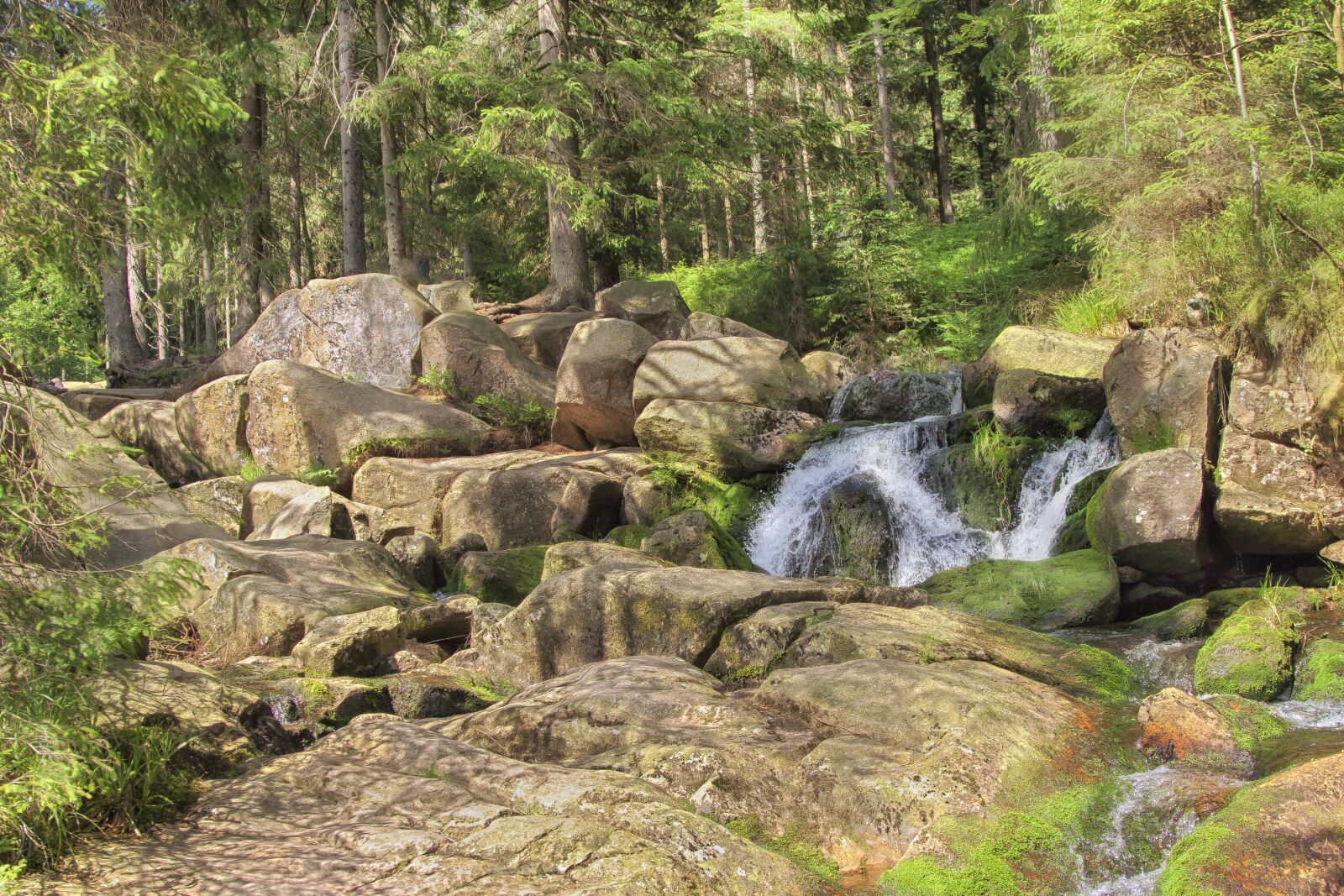 Canon EOS 50D + Canon EF 24-105mm F4L IS USM sample photo. River, waterfall, bach photography