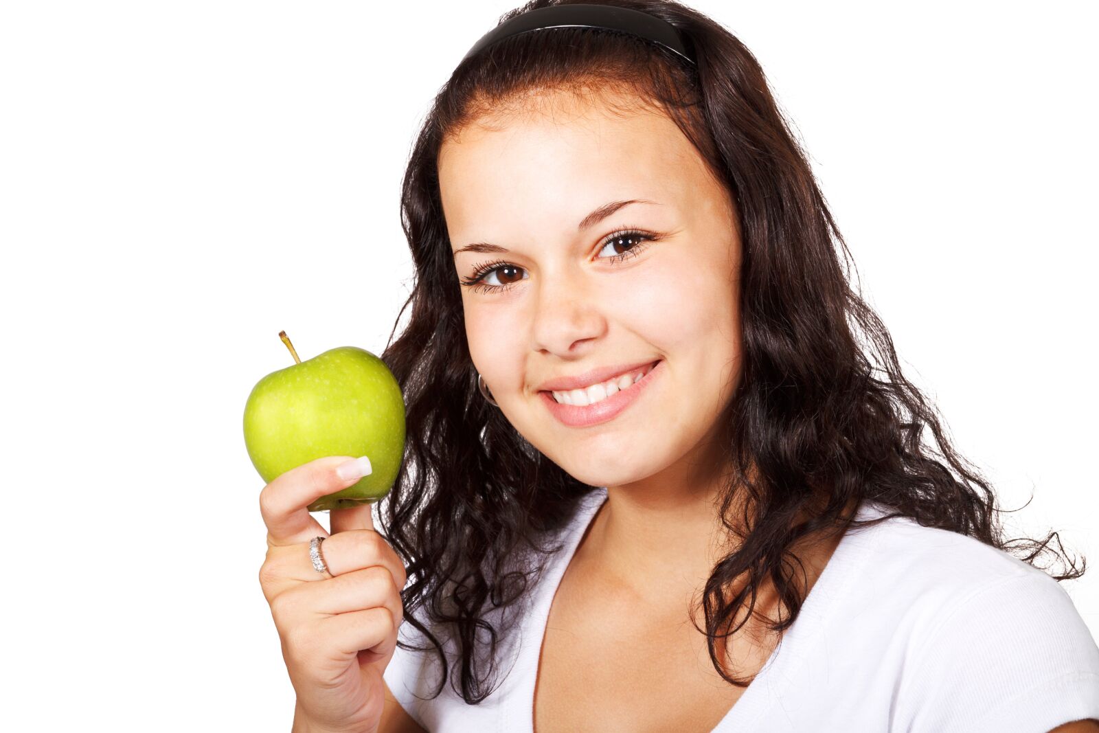Canon EOS 50D sample photo. Apple, diet, eating, female photography