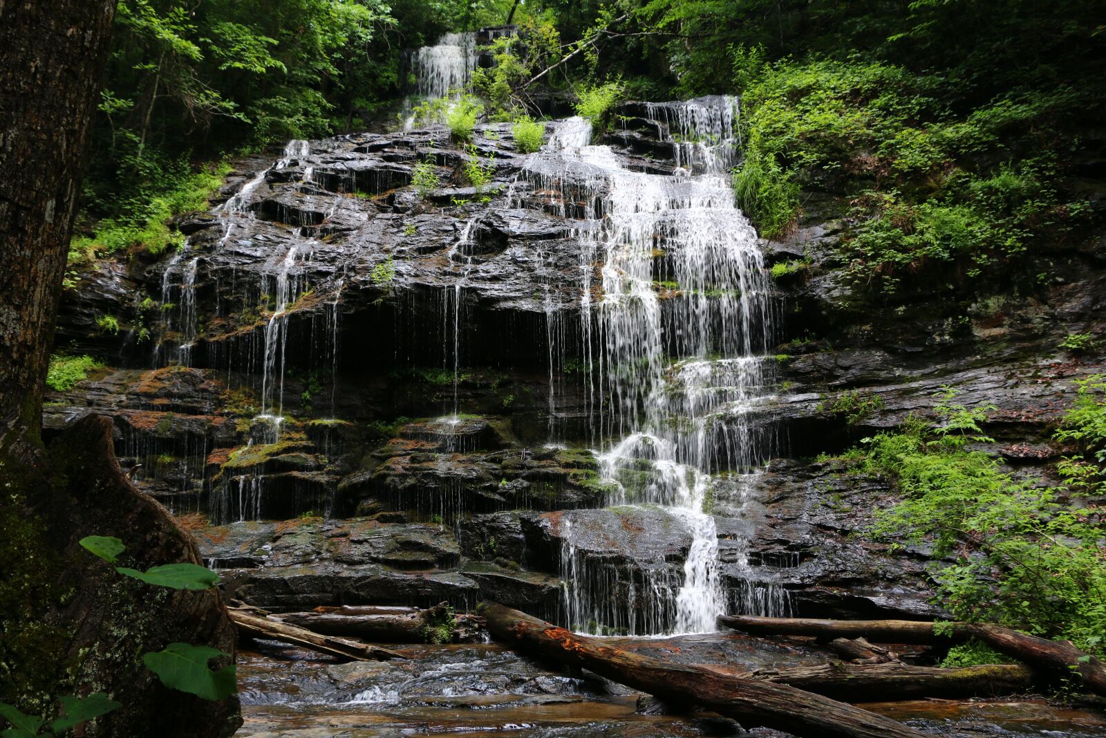 Canon EOS 70D sample photo. Waterfall, nature, south carolina photography