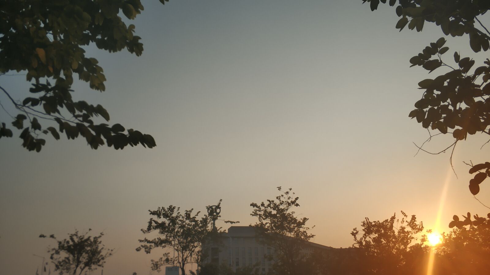 Xiaomi Mi Note 3 sample photo. Sundown, sky, foliage photography