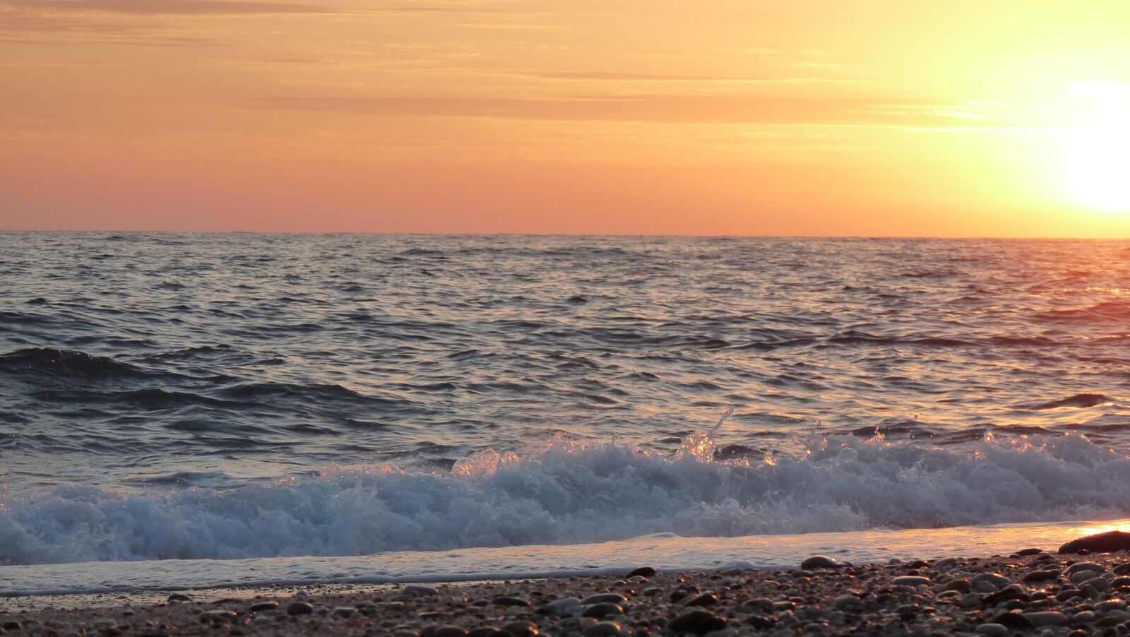 Panasonic Lumix DMC-FZ28 sample photo. Sunset, ocean, sea photography