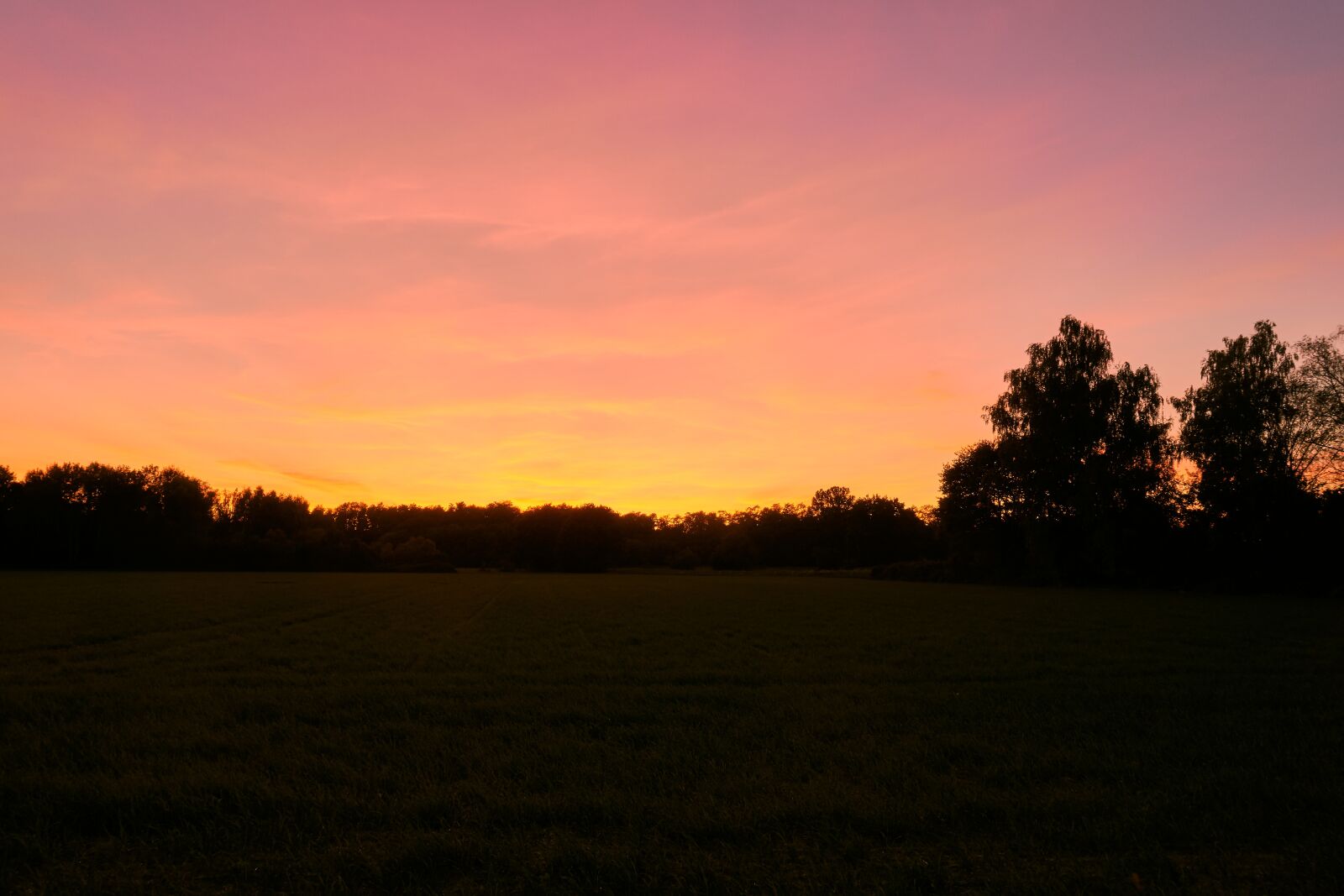 Sony a6400 sample photo. Sunset, afterglow, dark photography