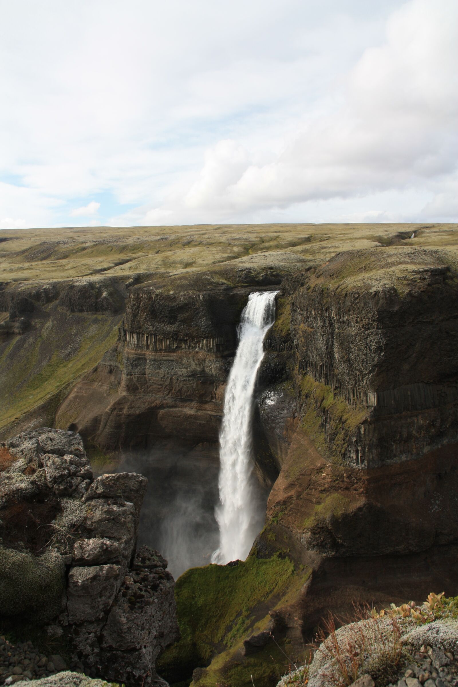 Canon EOS 450D (EOS Rebel XSi / EOS Kiss X2) sample photo. Háifoss, waterfall, iceland photography