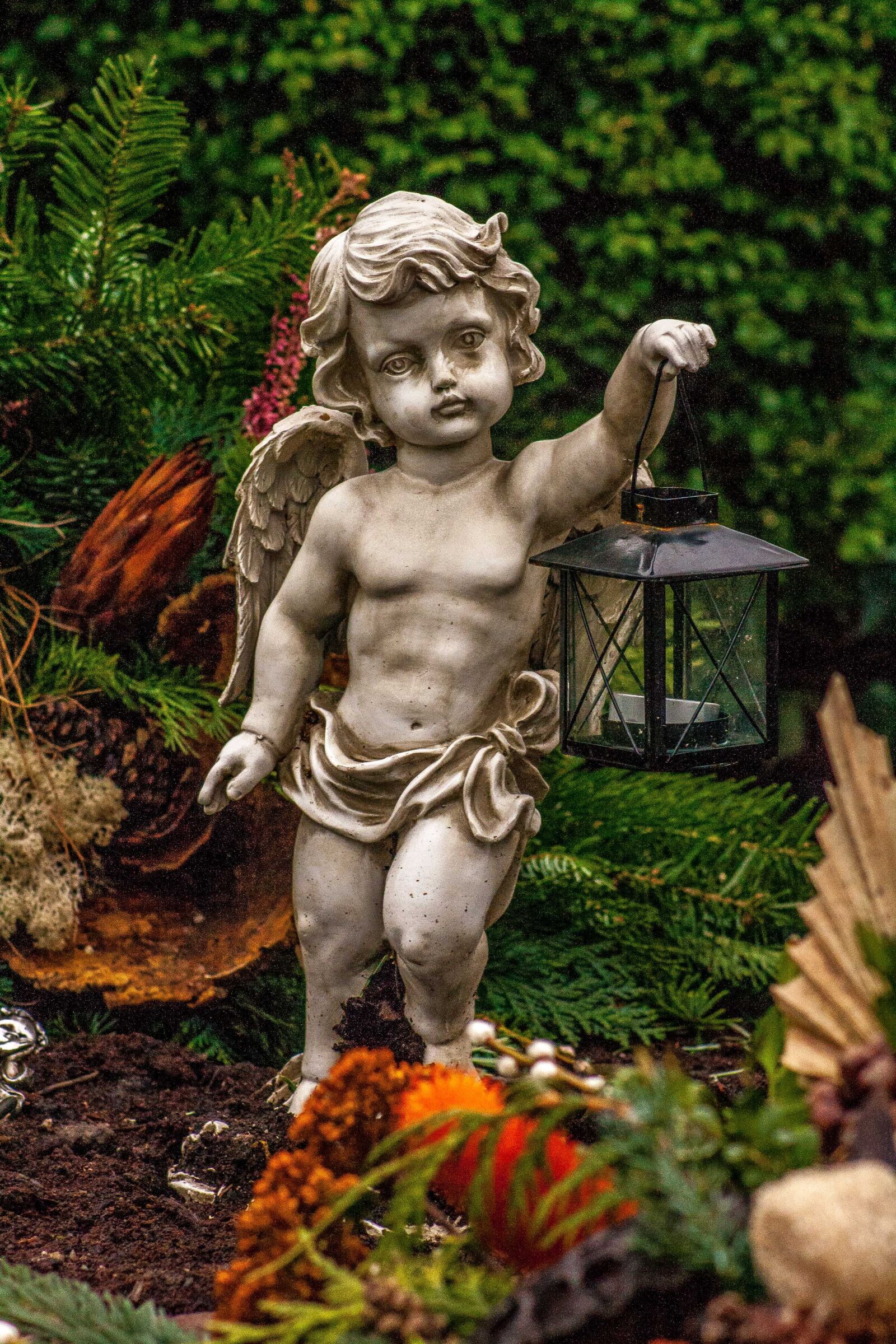 Canon EOS 1000D (EOS Digital Rebel XS / EOS Kiss F) sample photo. Angel, stone, cemetery photography