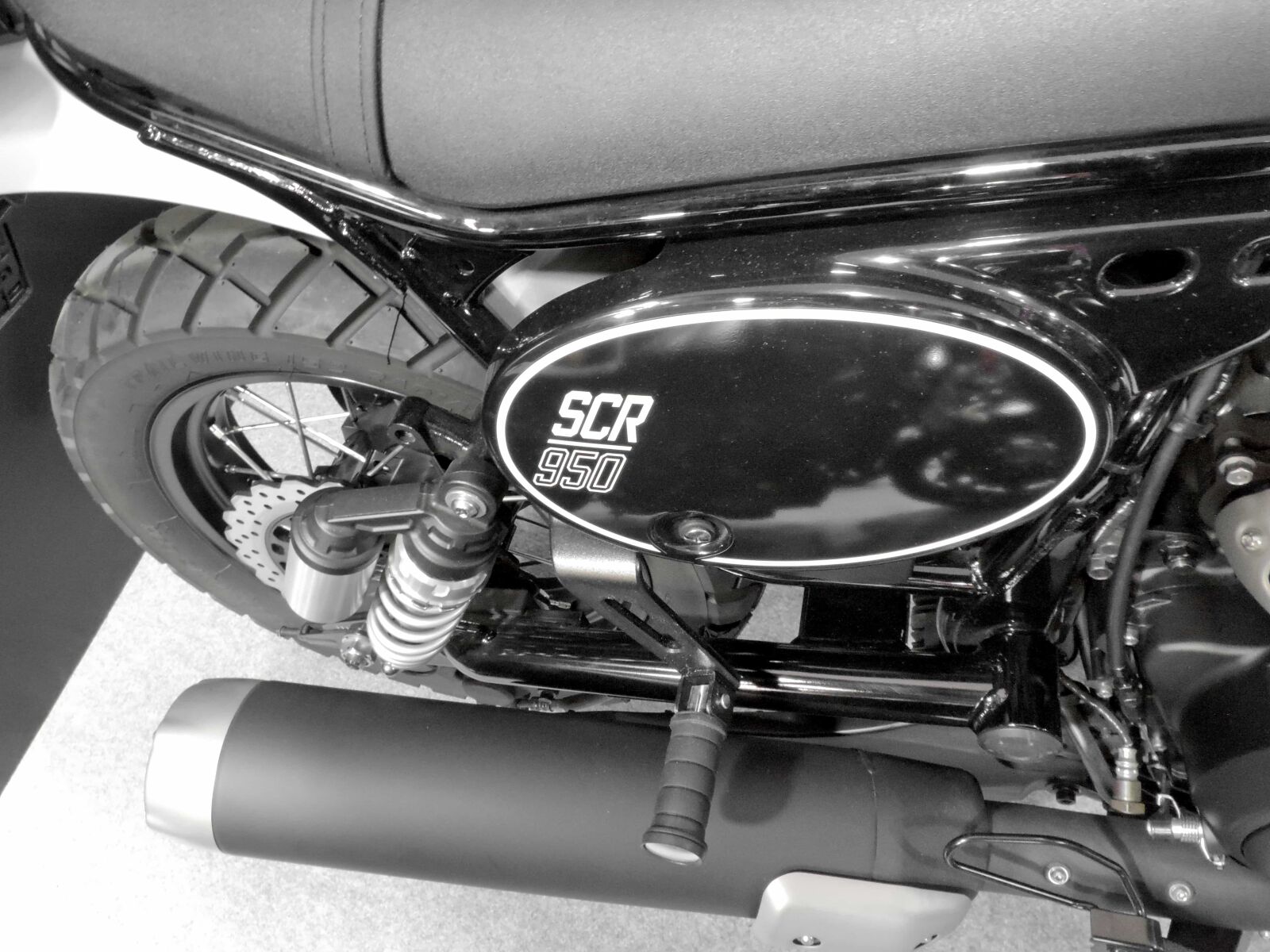 Nikon Coolpix P520 sample photo. Black and white, brake photography