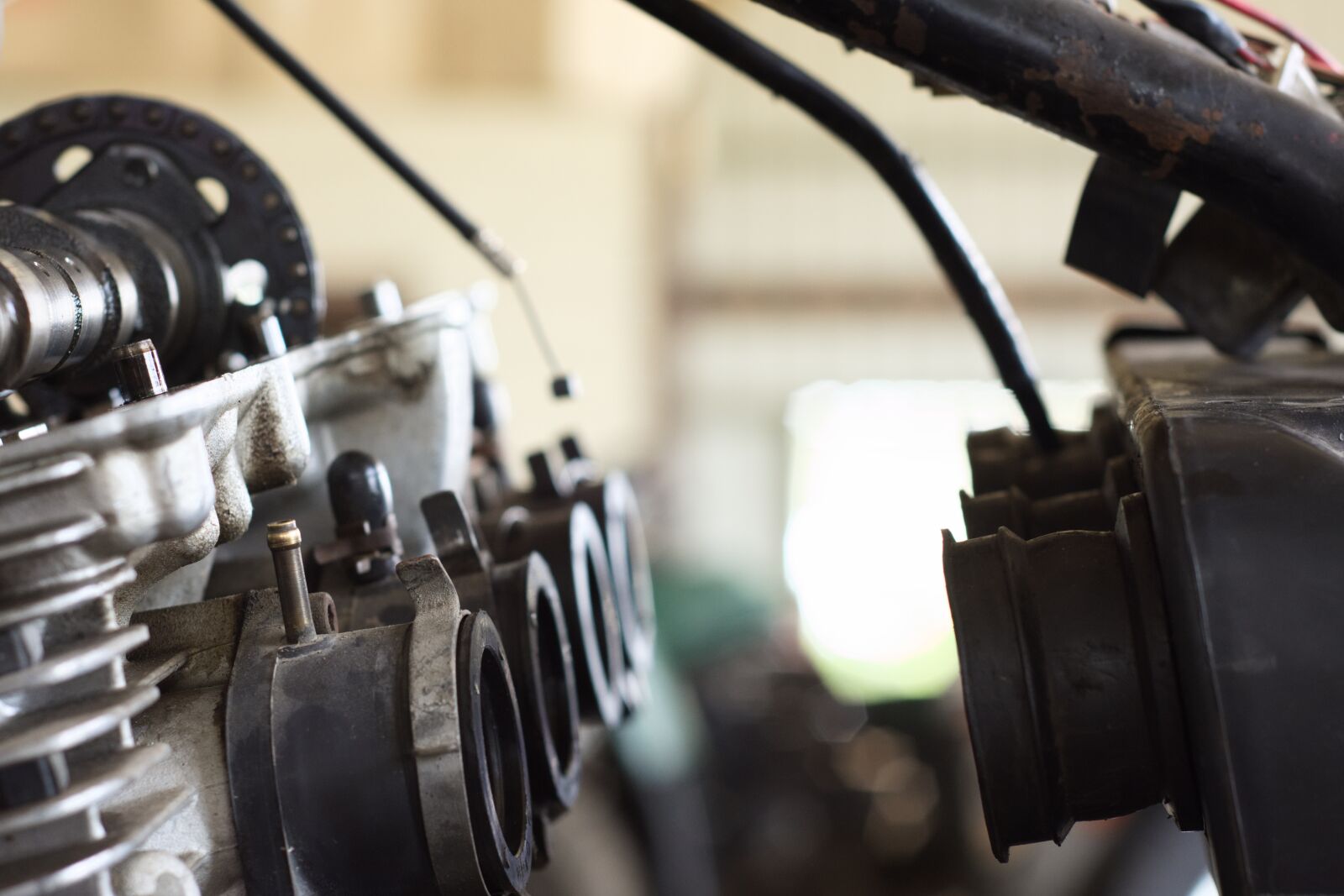 Nikon D7200 sample photo. Engine, motorcycle, garage photography