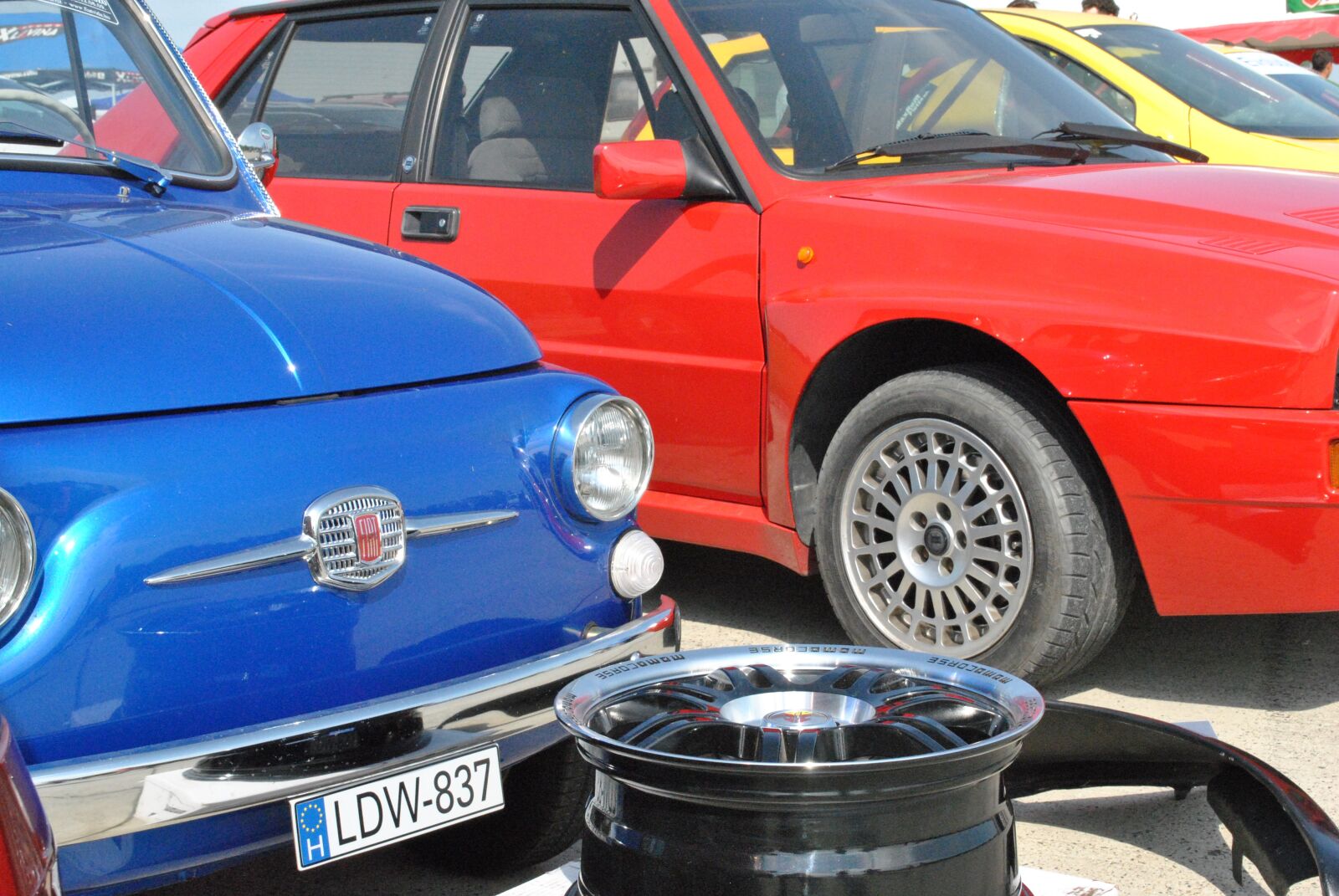 Nikon D3000 sample photo. Fiat, lancia, car photography