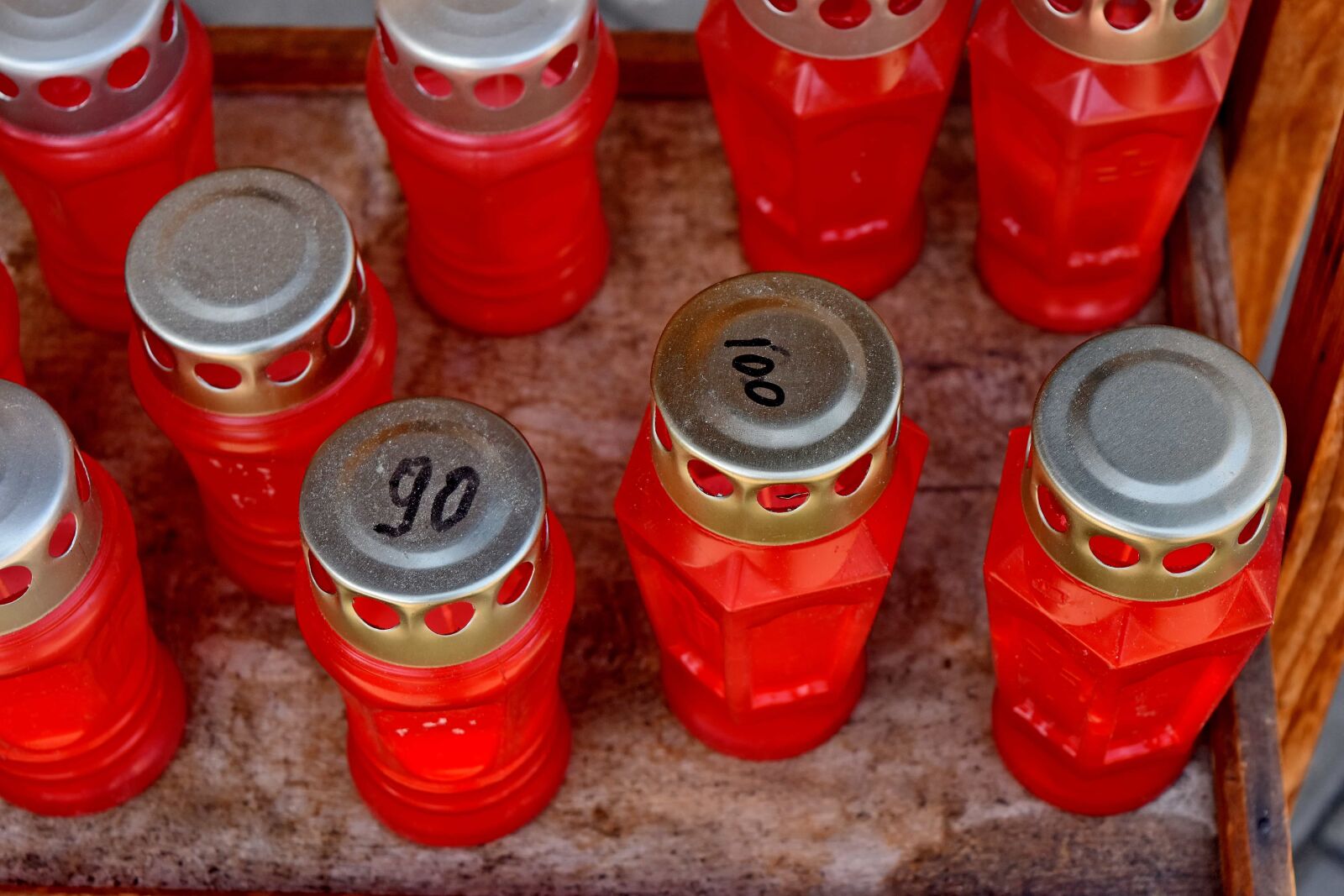 Nikon D5500 sample photo. Candles, plastic, symbol, container photography