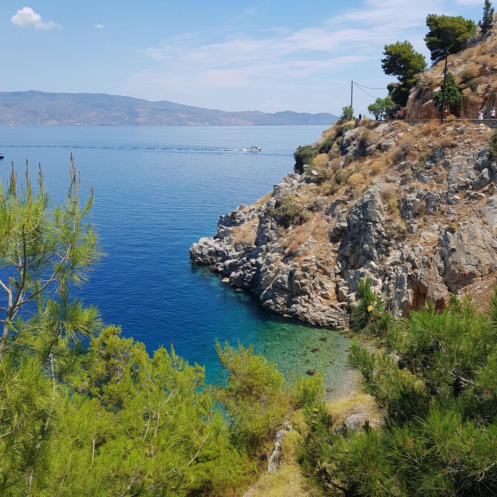 Samsung Galaxy S8+ sample photo. Greece, nature, sea photography