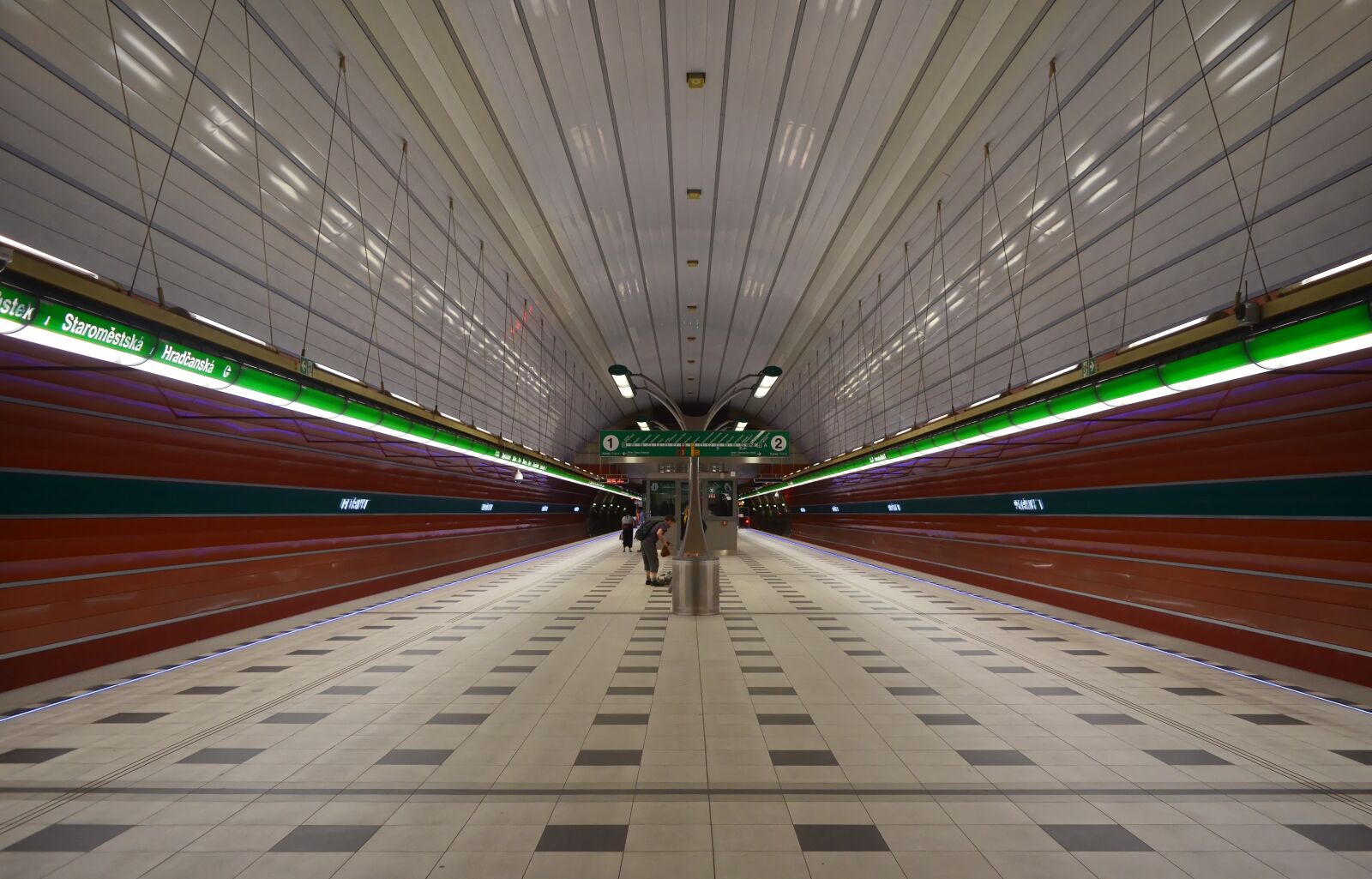 Nikon D5100 sample photo. The station, metro, modern photography