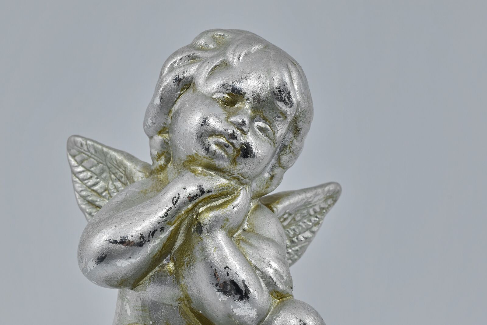 Nikon D5500 sample photo. Angel, figurine, object, prayer photography