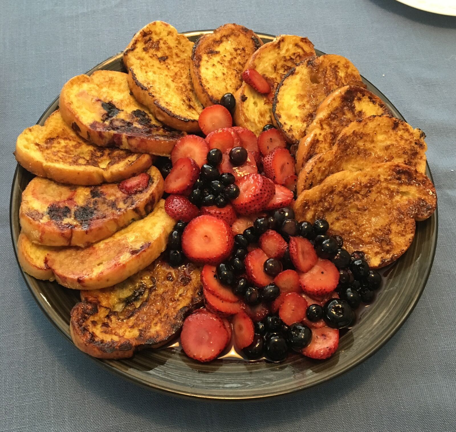Apple iPhone 6s sample photo. Breakfast, french toast, berries photography