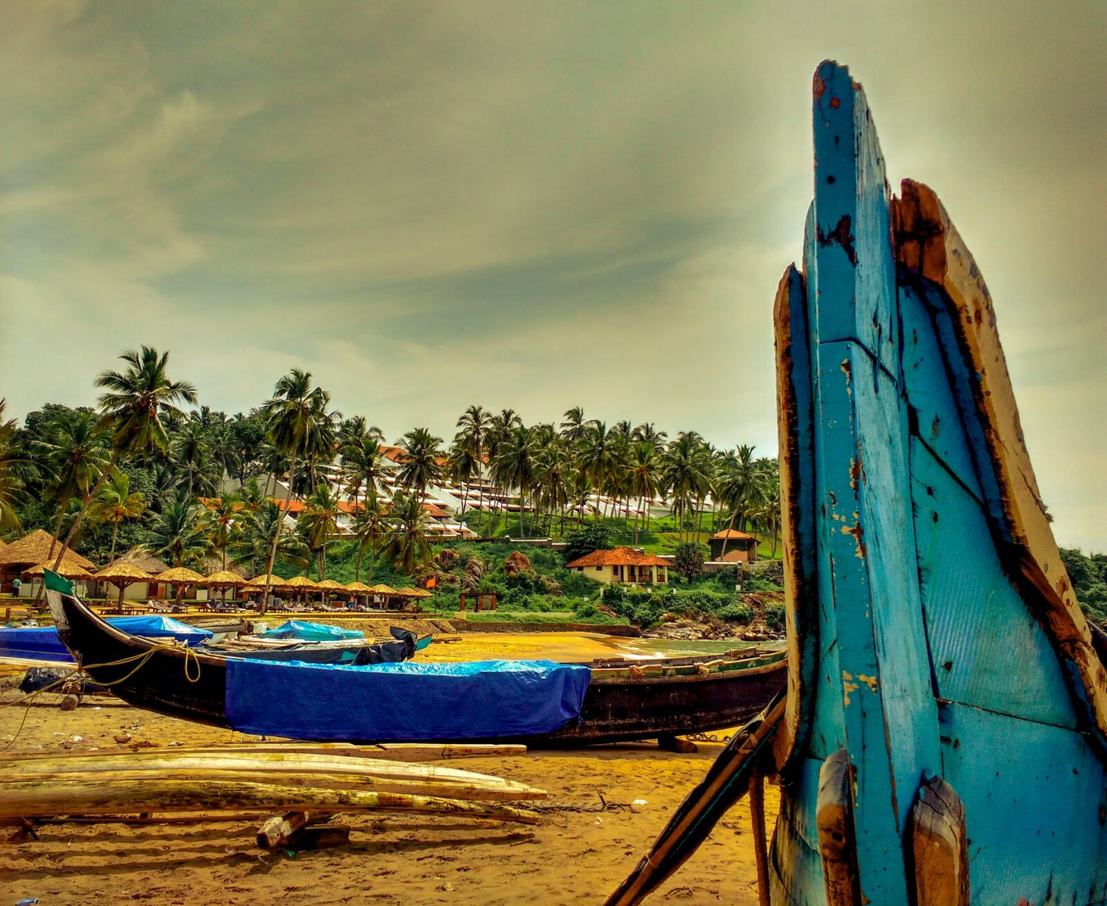 Motorola MotoG3 sample photo. Boat, beach, resort photography