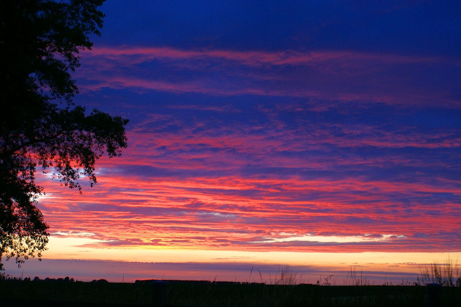 Sony Alpha DSLR-A100 sample photo. Evening sky, clouds, lighting photography