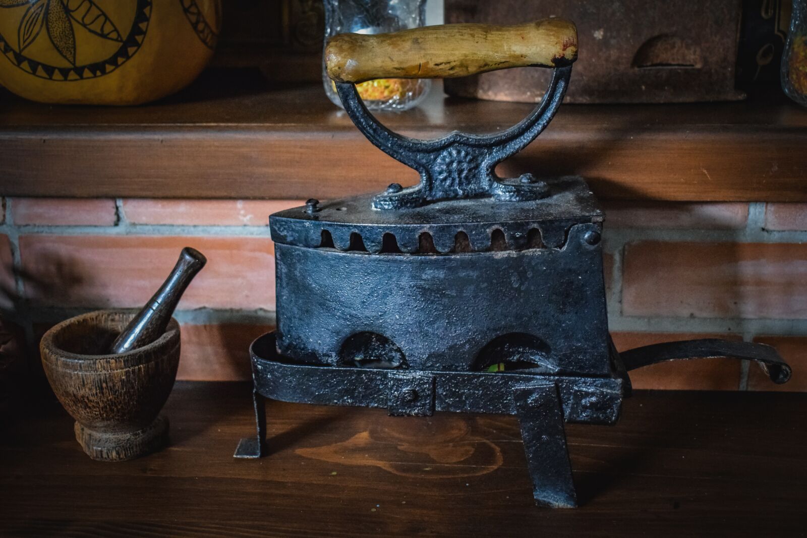 Nikon D3300 sample photo. Iron, old, antique photography