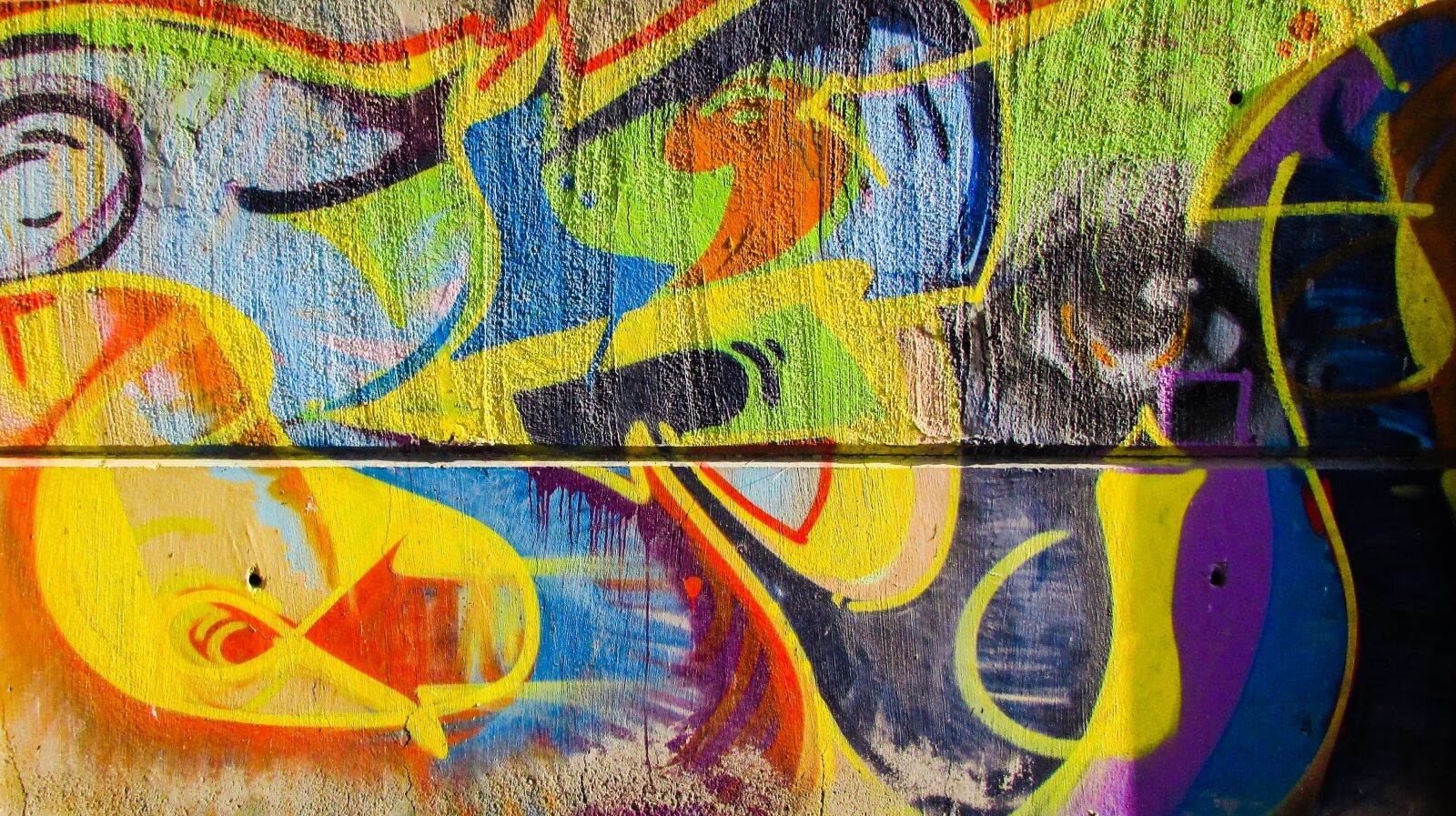 Canon PowerShot SX400 IS sample photo. Graffiti, colorful, wall photography