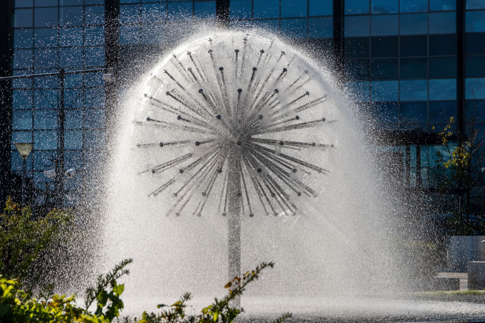 Canon EOS 6D Mark II sample photo. Gargoyle, fountain, copenhagen airport photography