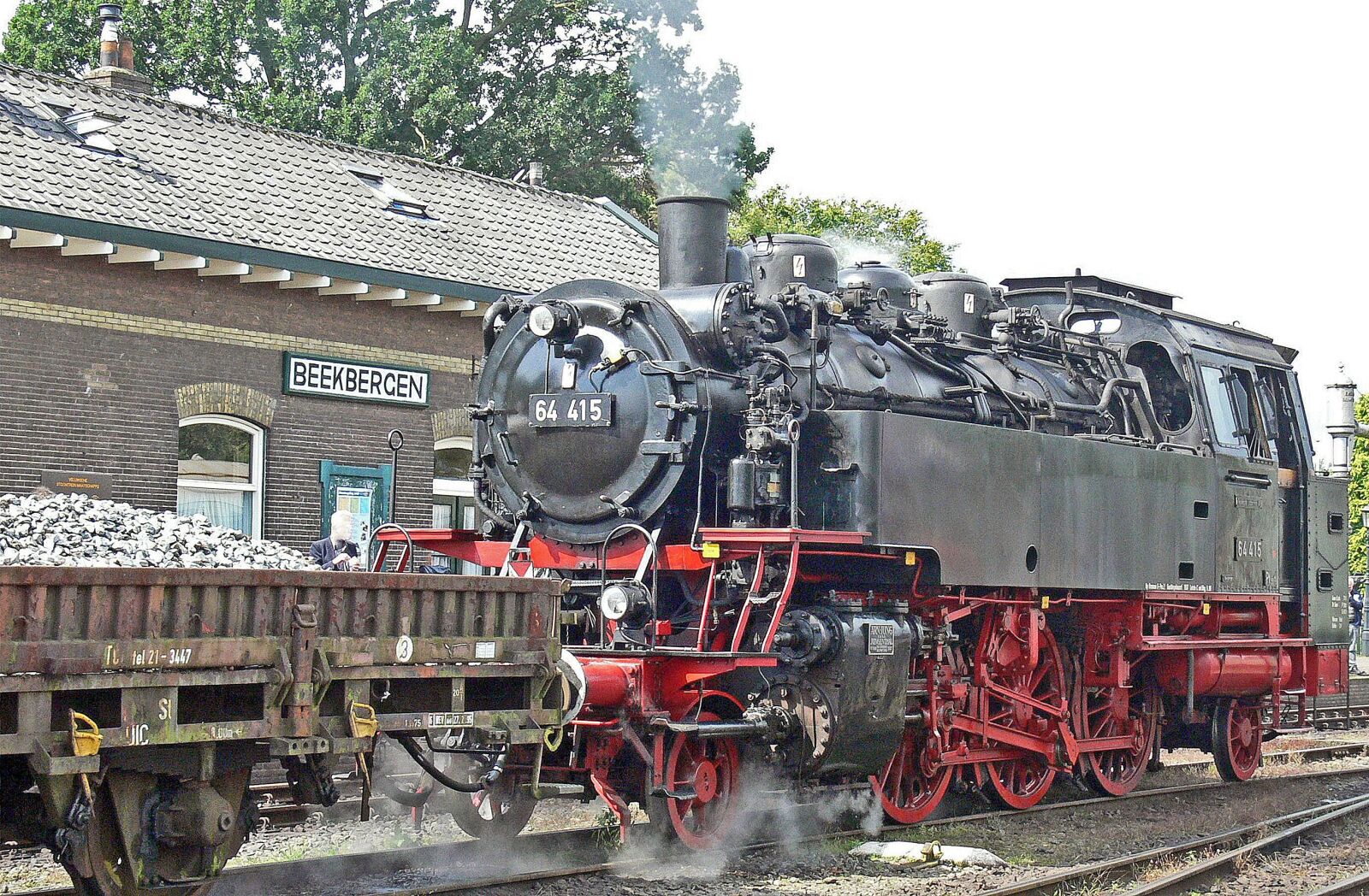 Panasonic DMC-FZ30 sample photo. Steam locomotive, tank locomotive photography