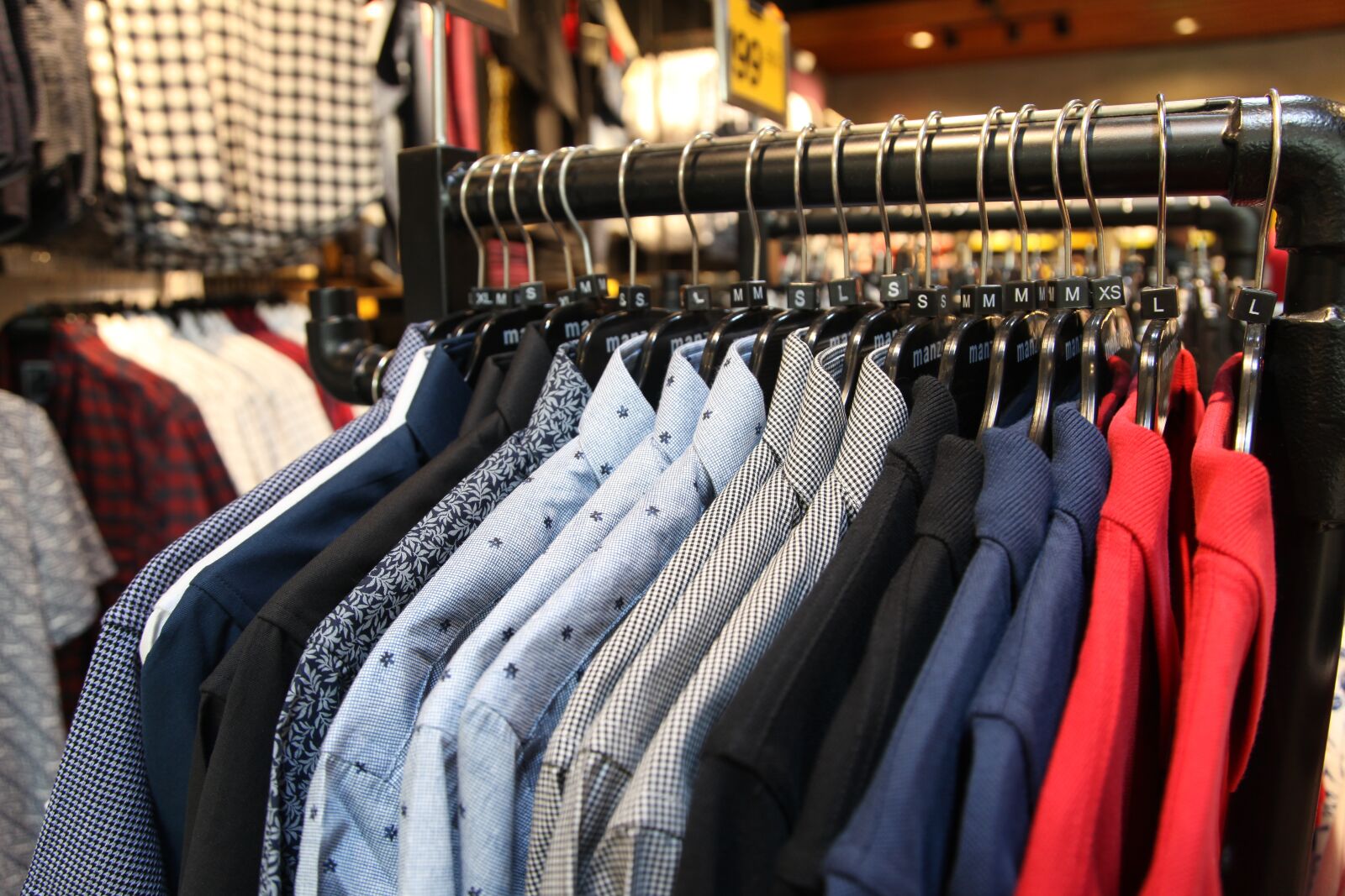 Canon EOS 5D Mark II sample photo. Dress, shirt, department store photography