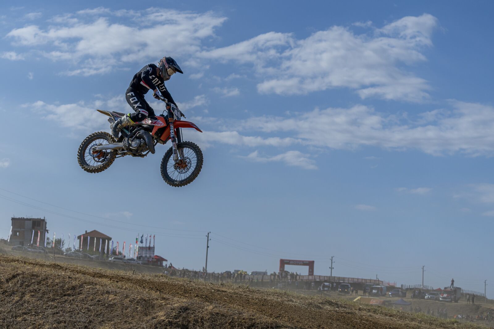 Sony a7 II + Sony FE 70-200mm F4 G OSS sample photo. Motocross, grand prix, engine photography