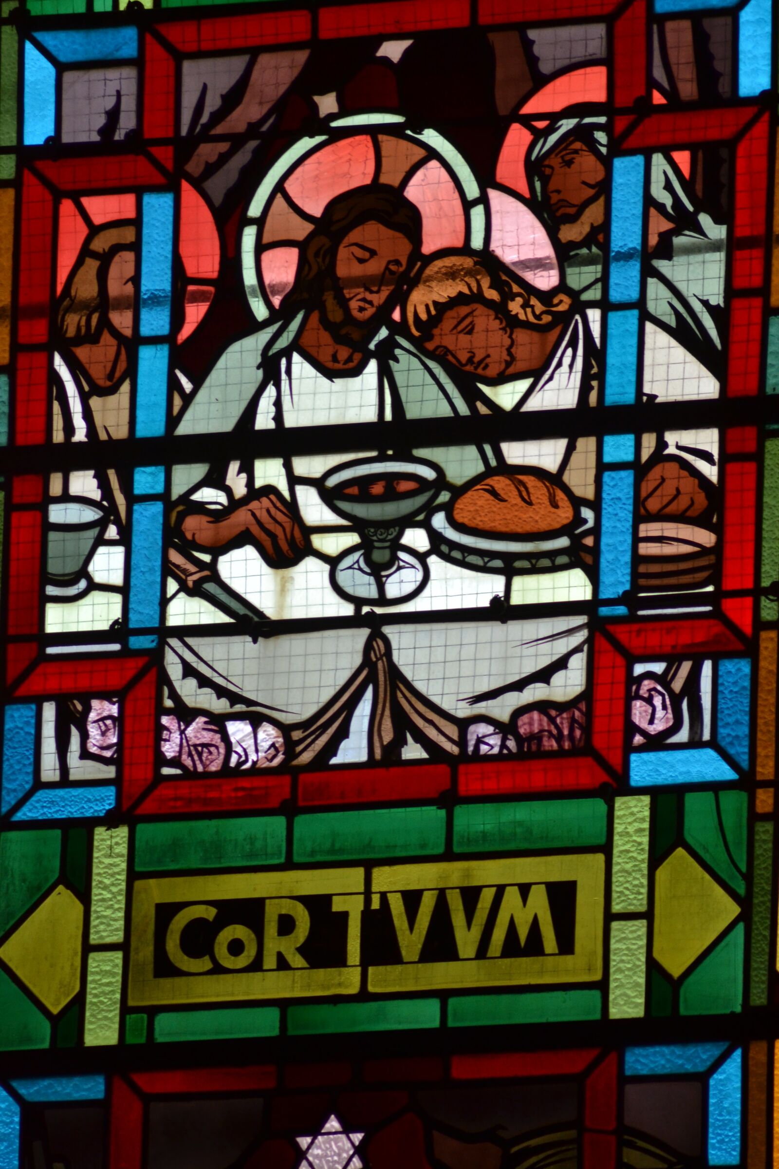 Nikon D3100 sample photo. Stained glass, people, four photography