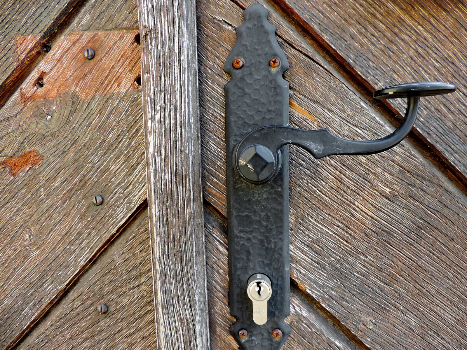 Nikon Coolpix P520 sample photo. Cast iron, front door photography