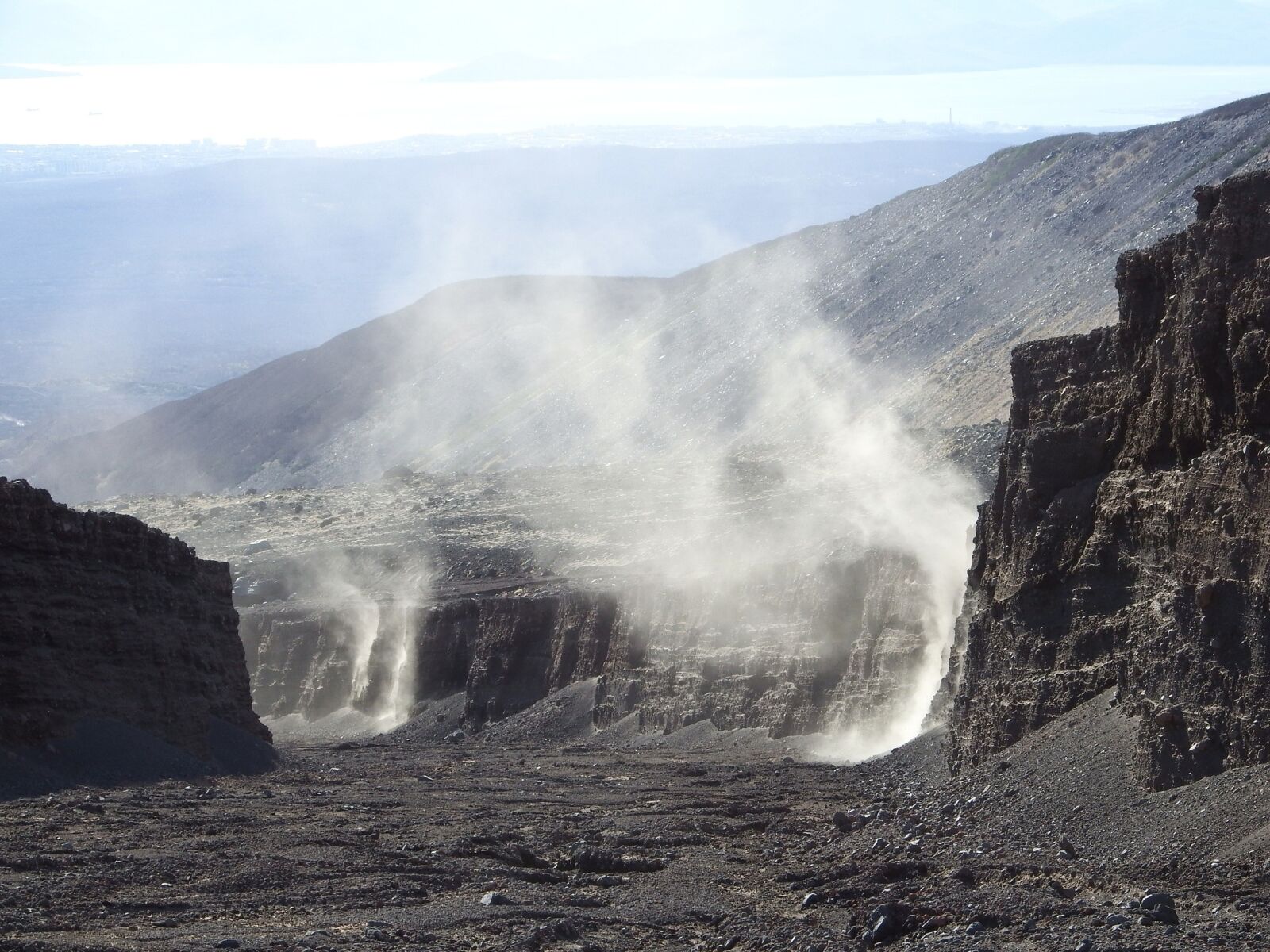 Fujifilm FinePix S1 sample photo. Volcano, the foot, canyon photography