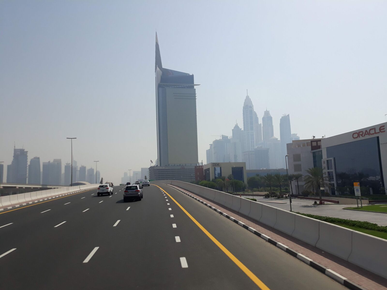 Samsung Galaxy J7 Pro sample photo. Road, dubai, uae photography