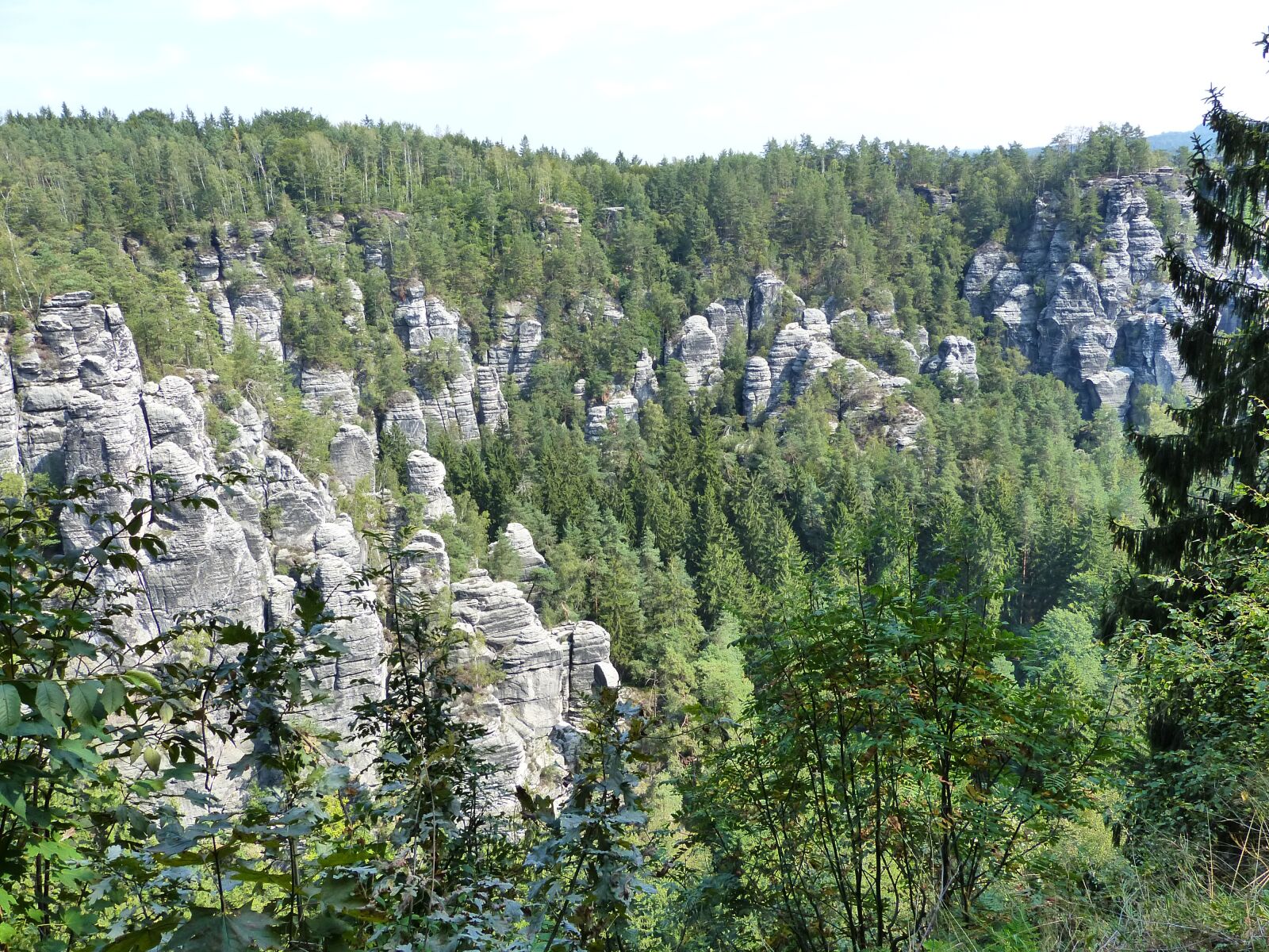 Panasonic Lumix DMC-FZ150 sample photo. Elbe sandstone mountains, bastei photography