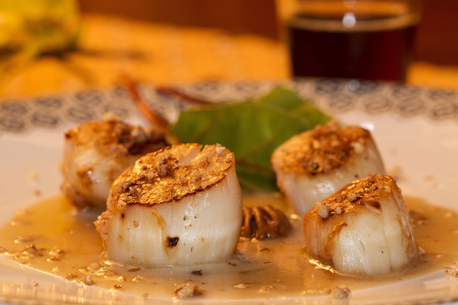 Canon EOS 70D sample photo. Culinary, nuts st-jacques, honey photography