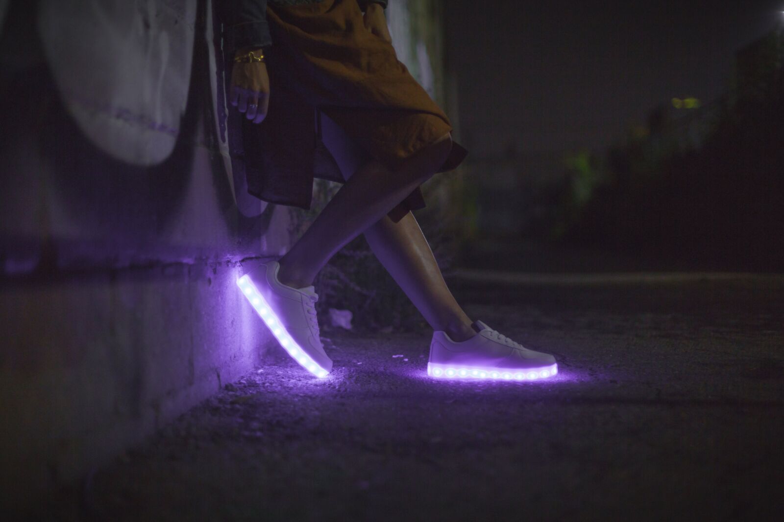 Canon EF 50mm F1.4 USM sample photo. Led, shoe, footwear photography