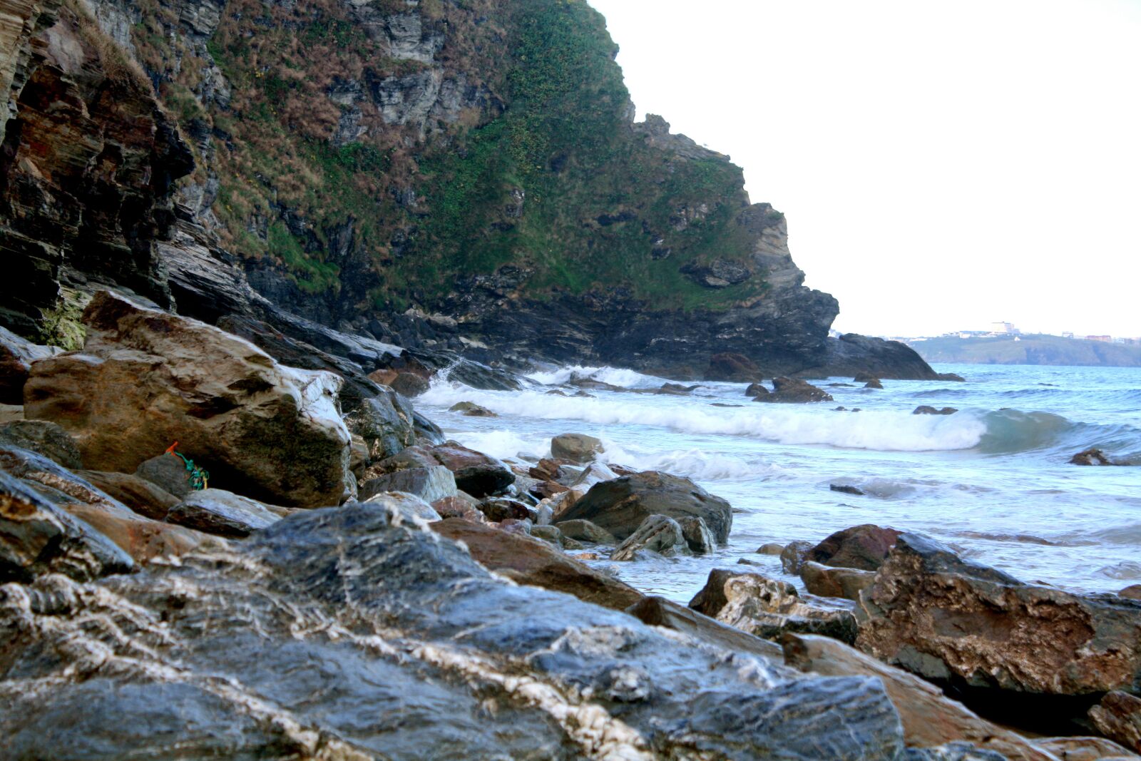 Canon EOS 450D (EOS Rebel XSi / EOS Kiss X2) sample photo. Watergate bay, newquay, cornwall photography
