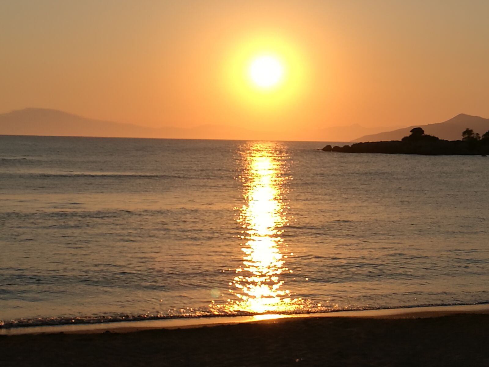 HUAWEI P9 sample photo. Sunset, mood, sea photography