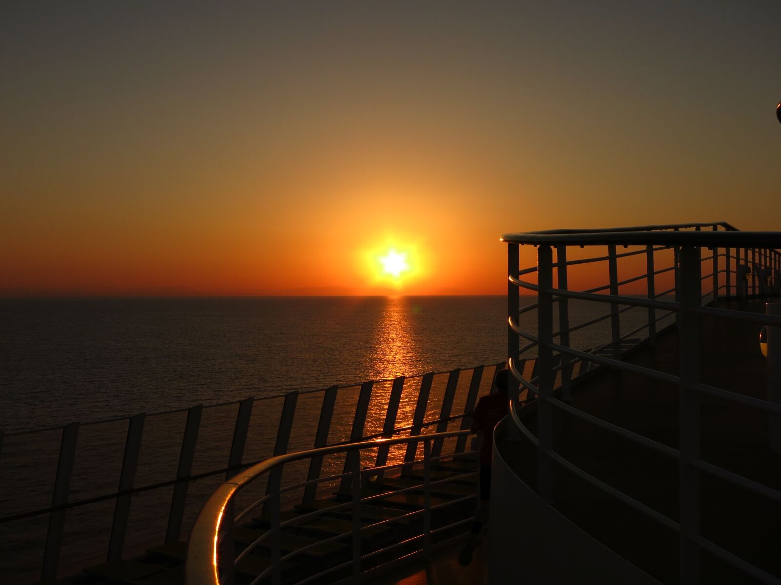 Canon PowerShot S110 sample photo. Aida, sunset, ship photography