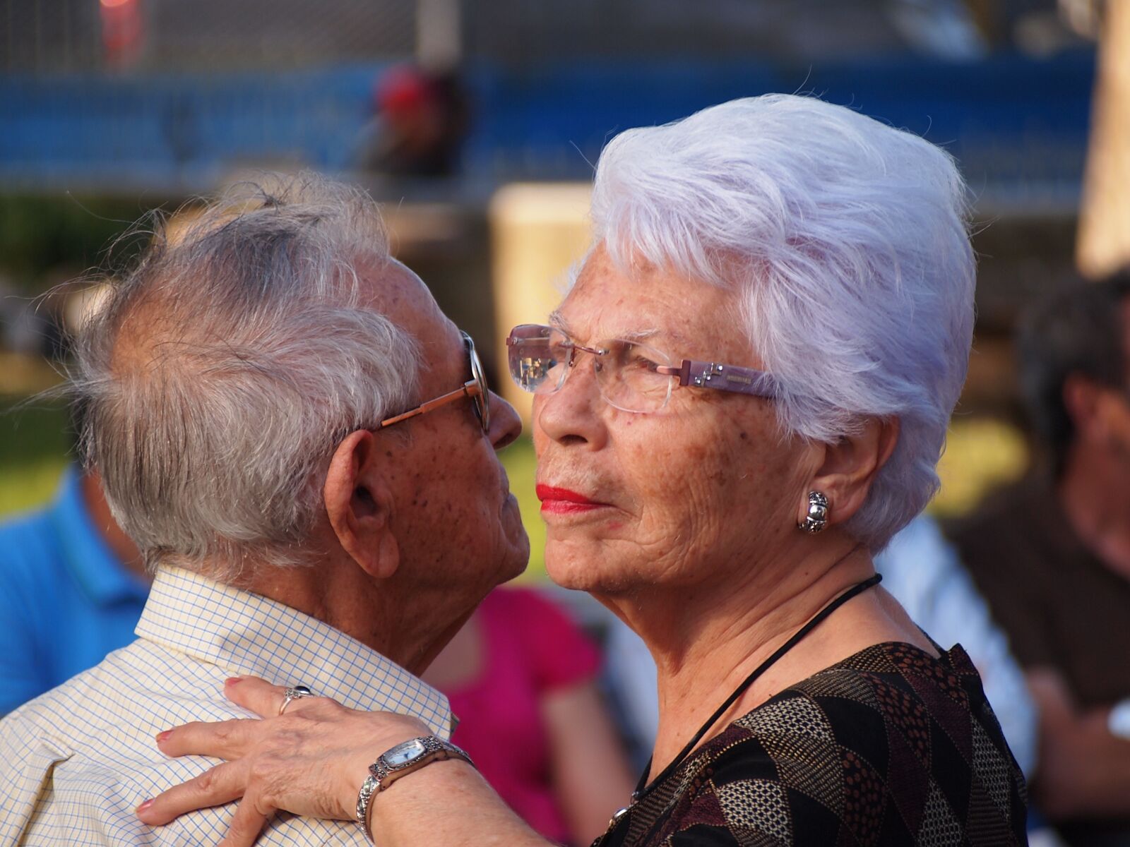 Olympus PEN E-PL1 sample photo. Older adult, dance, couple photography